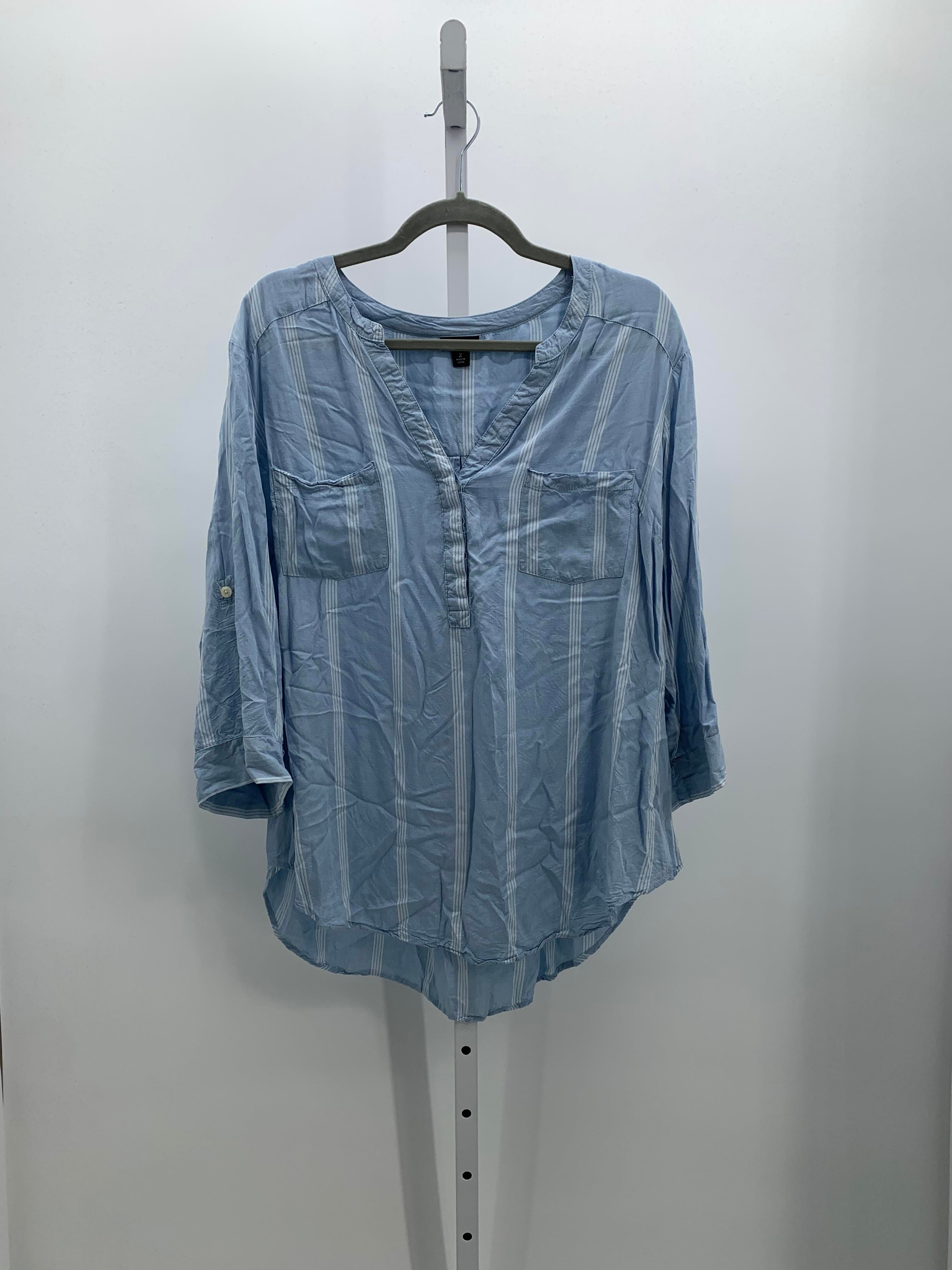 Torrid Size 2X Womens 3/4 Sleeve Shirt