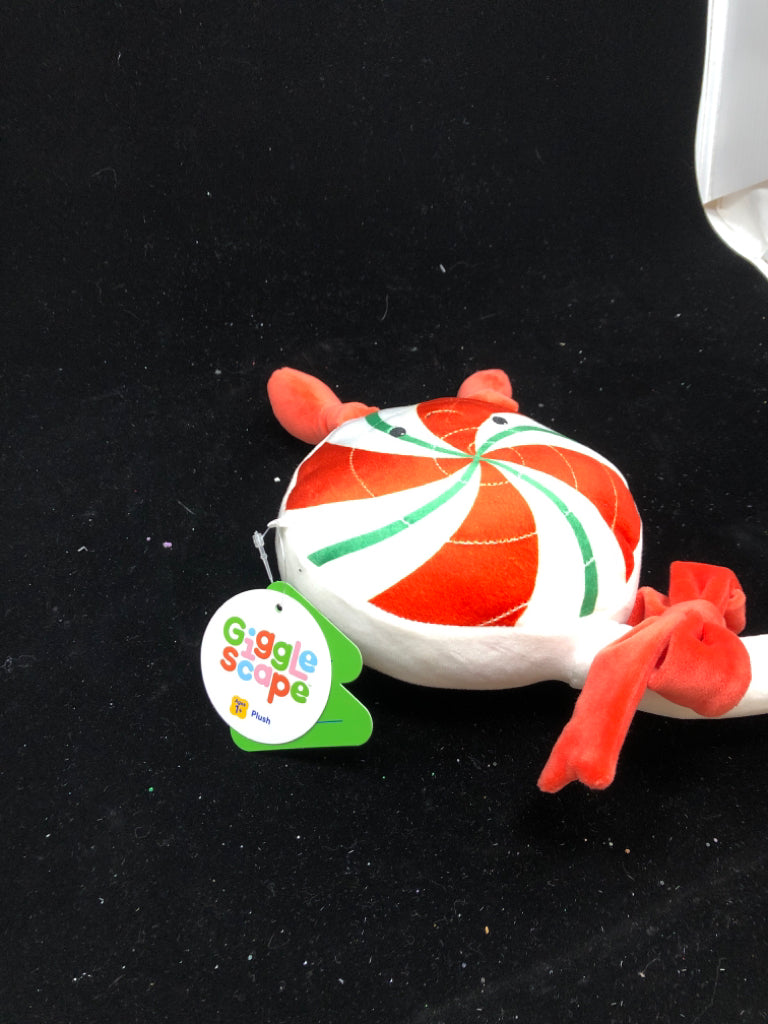 PLUSH PEPPERMINT CANDY.