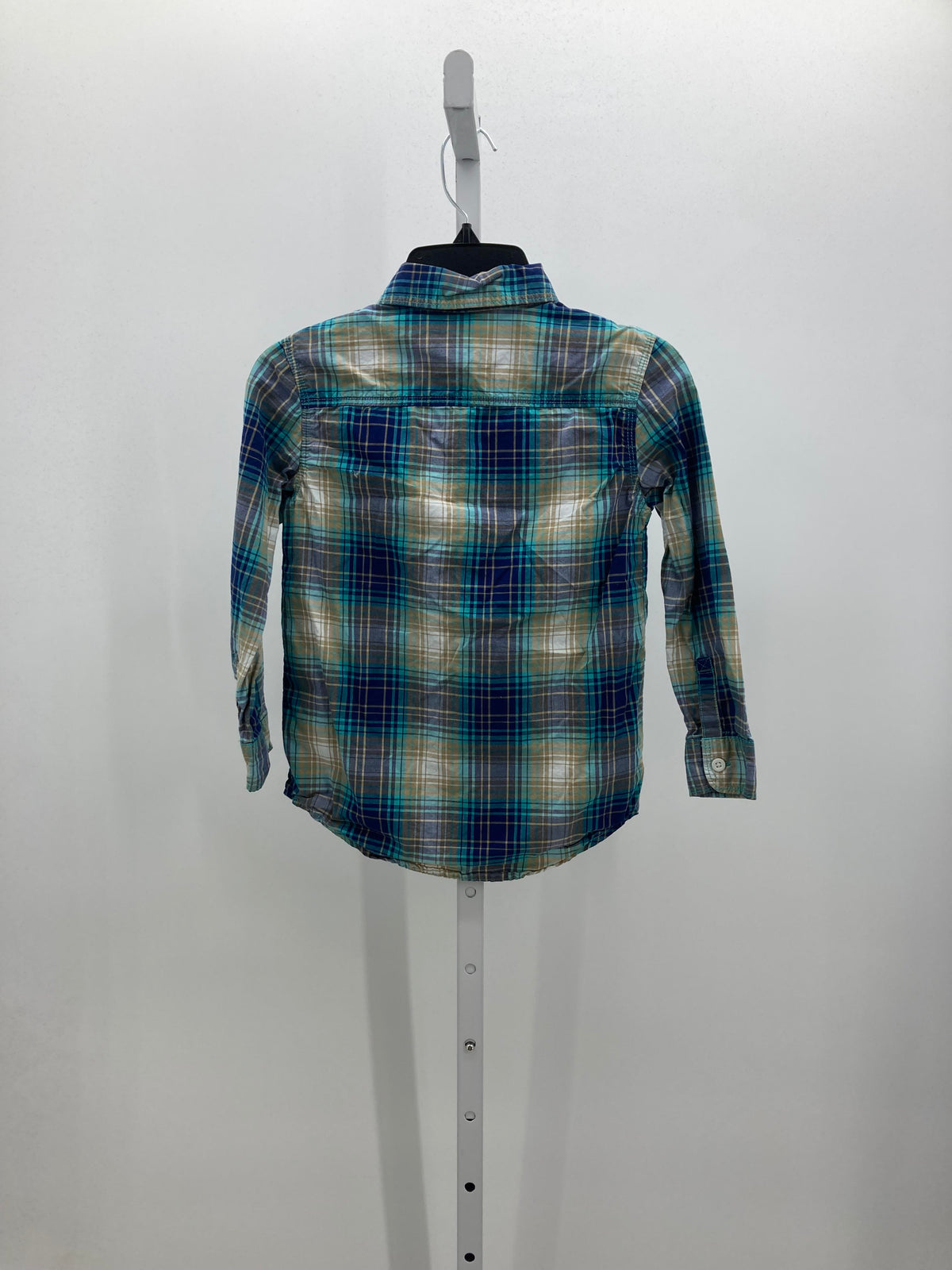 PLAID BTN DOWN