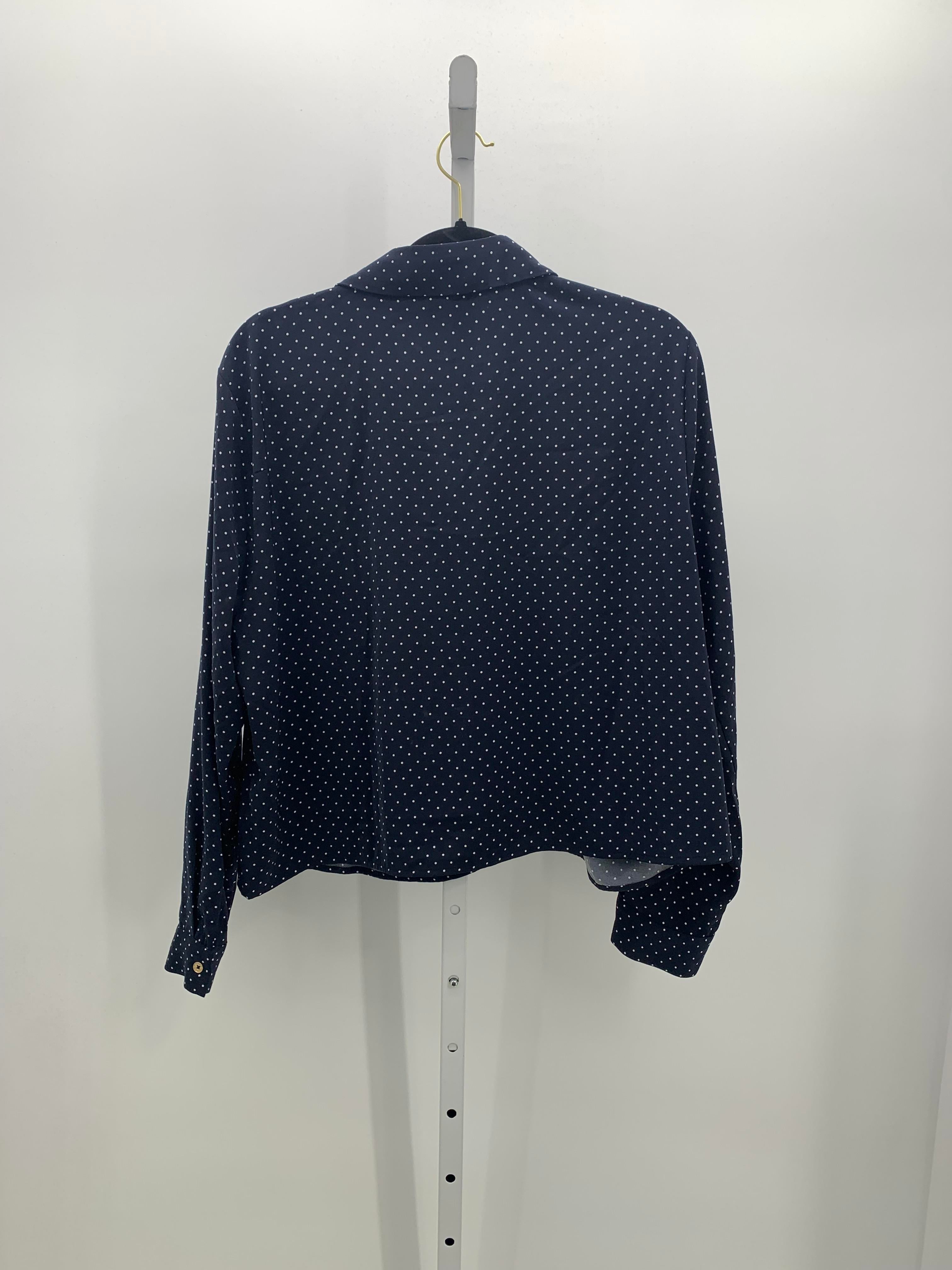 Michael Kors Size Extra Large Misses Long Sleeve Shirt