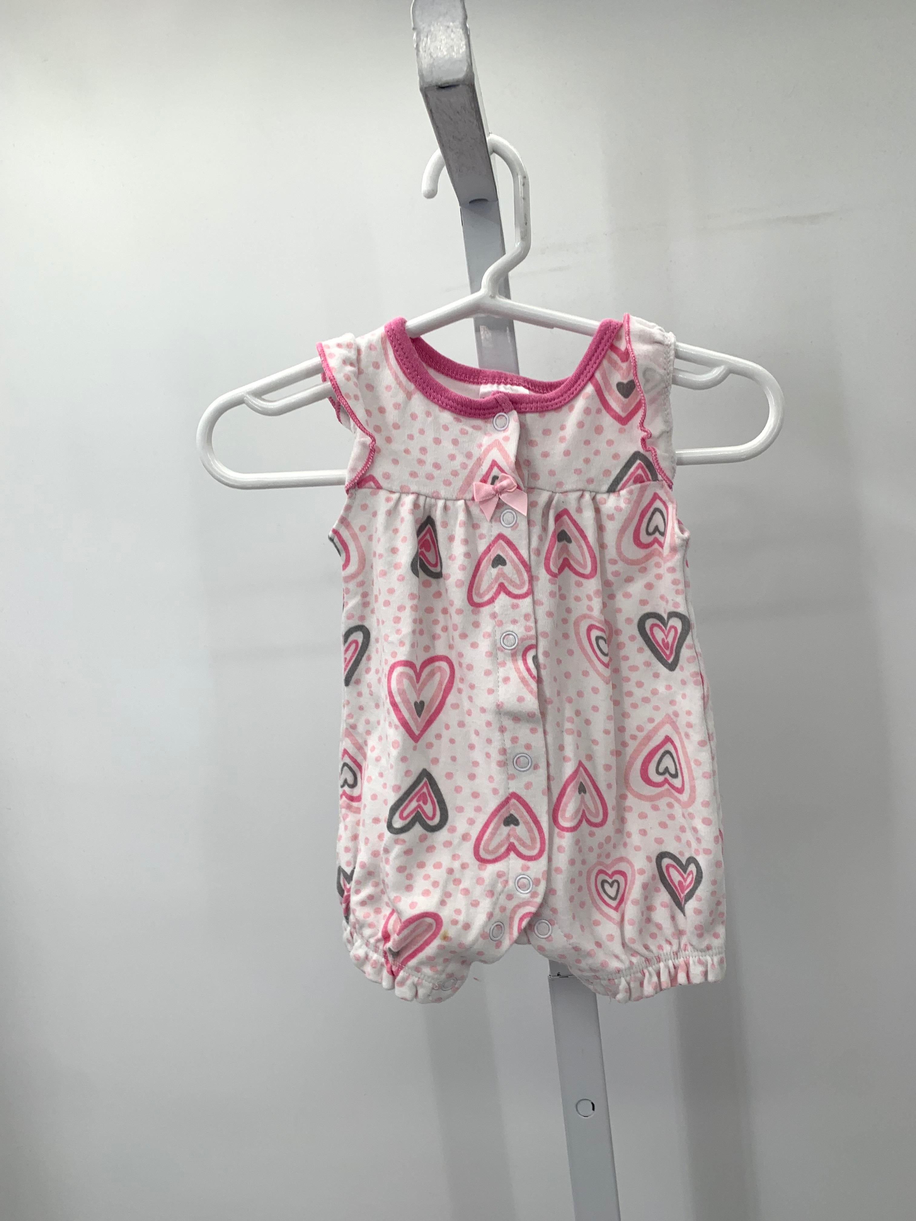 Size 0-3 months Girls Sleeveless Romper