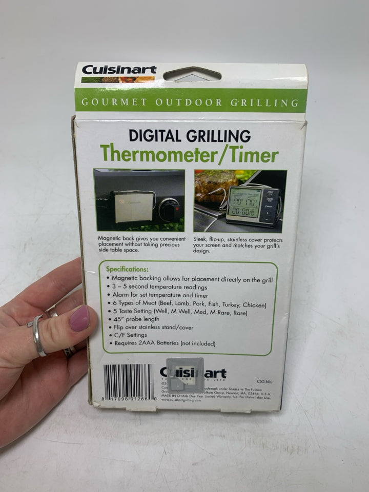 NIP THERMOMETER/ TIMER FOR GRILL.