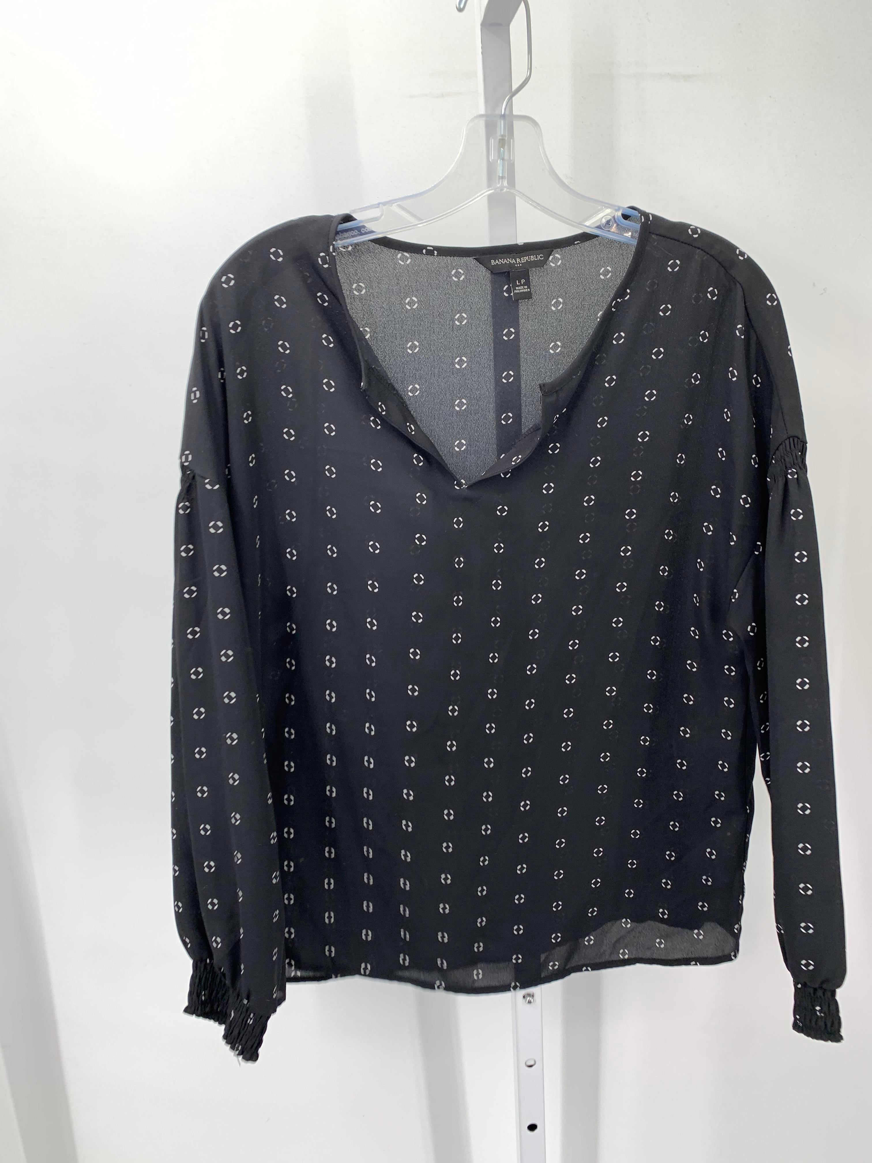 Banana Republic Size Large Petite Petite Long Sleeve Shirt