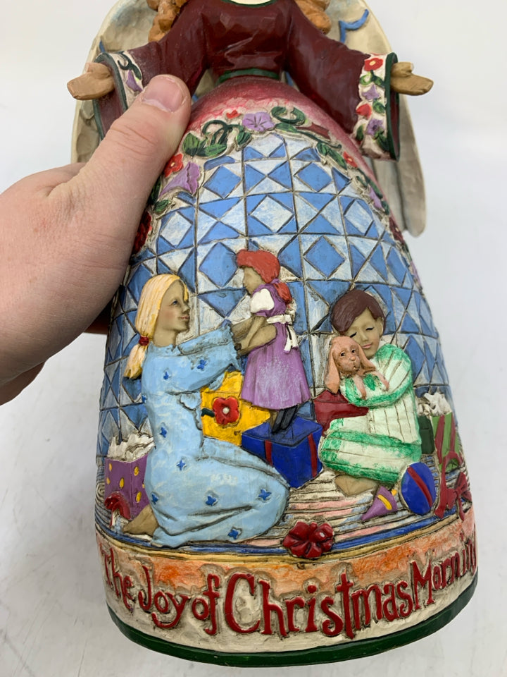 JIM SHORE THE JOY OF CHRISTMAS MORNING 2006 ANGEL.