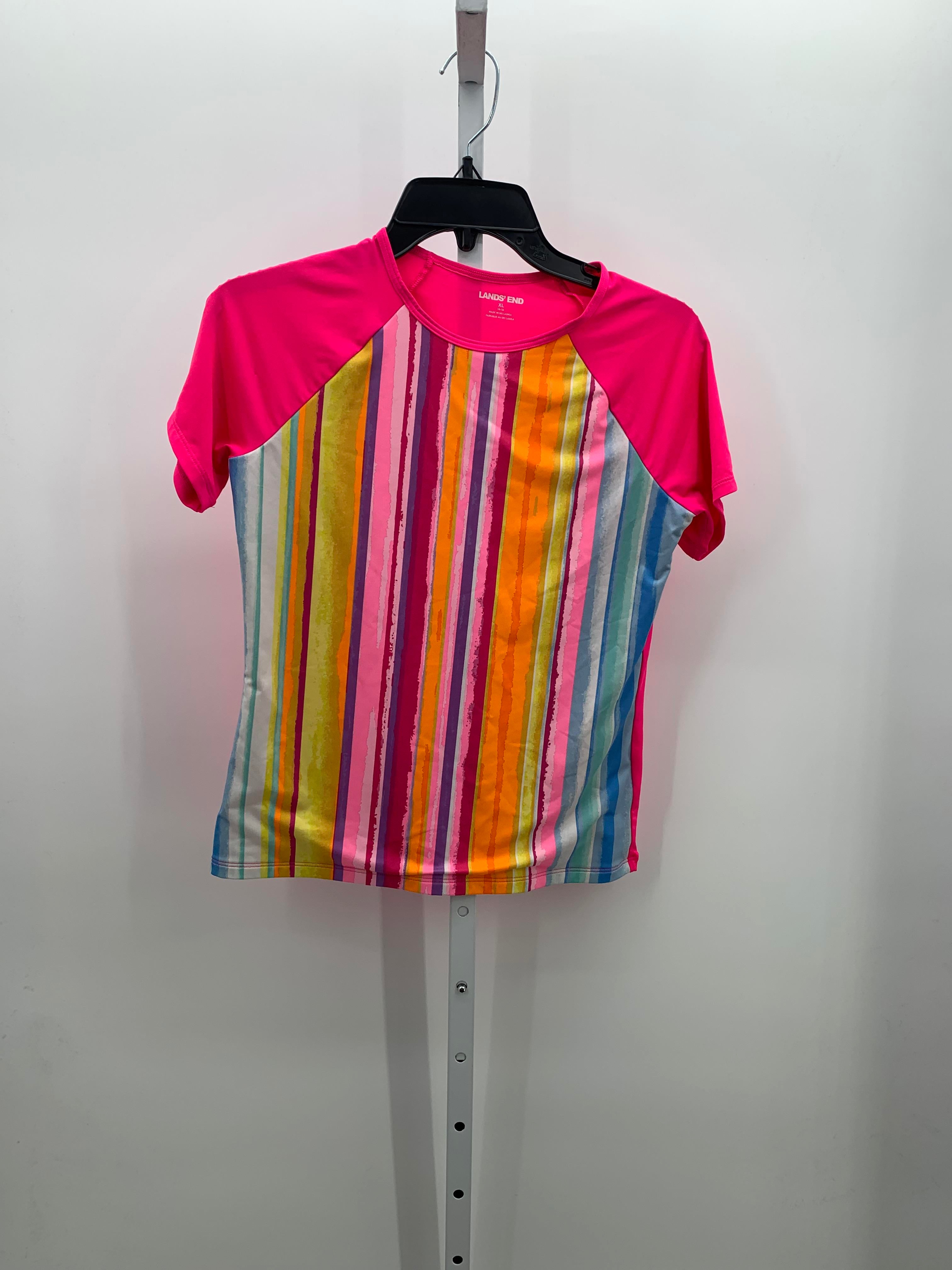 Lands End Size 14-16 Girls Swim Shirt