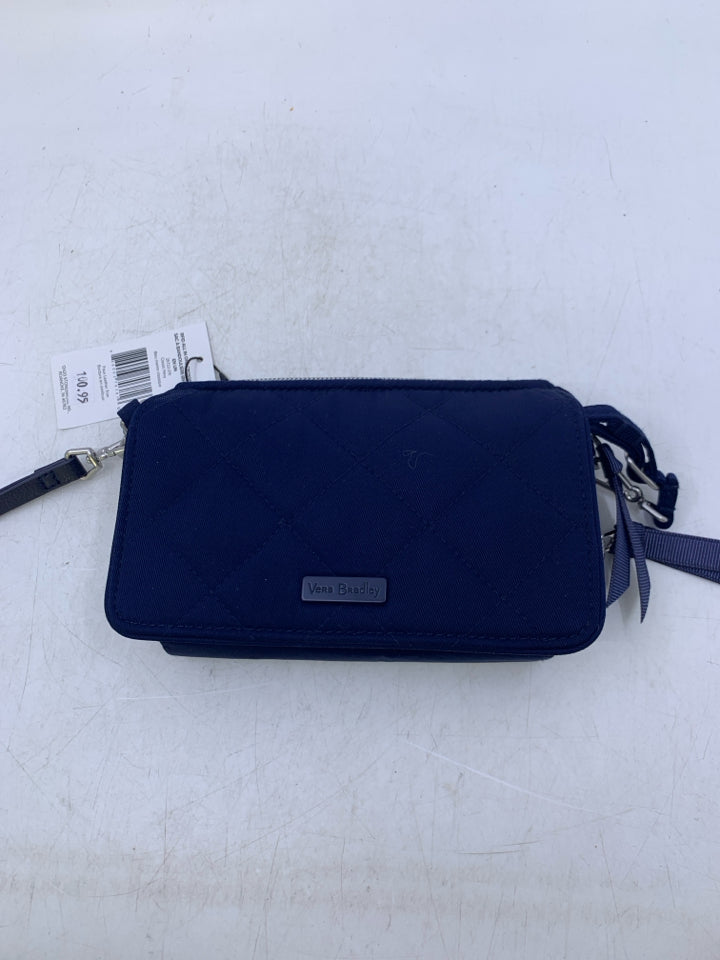 Vera Bradley RFID All In One Crossbody in Classic Navy- New With Tags