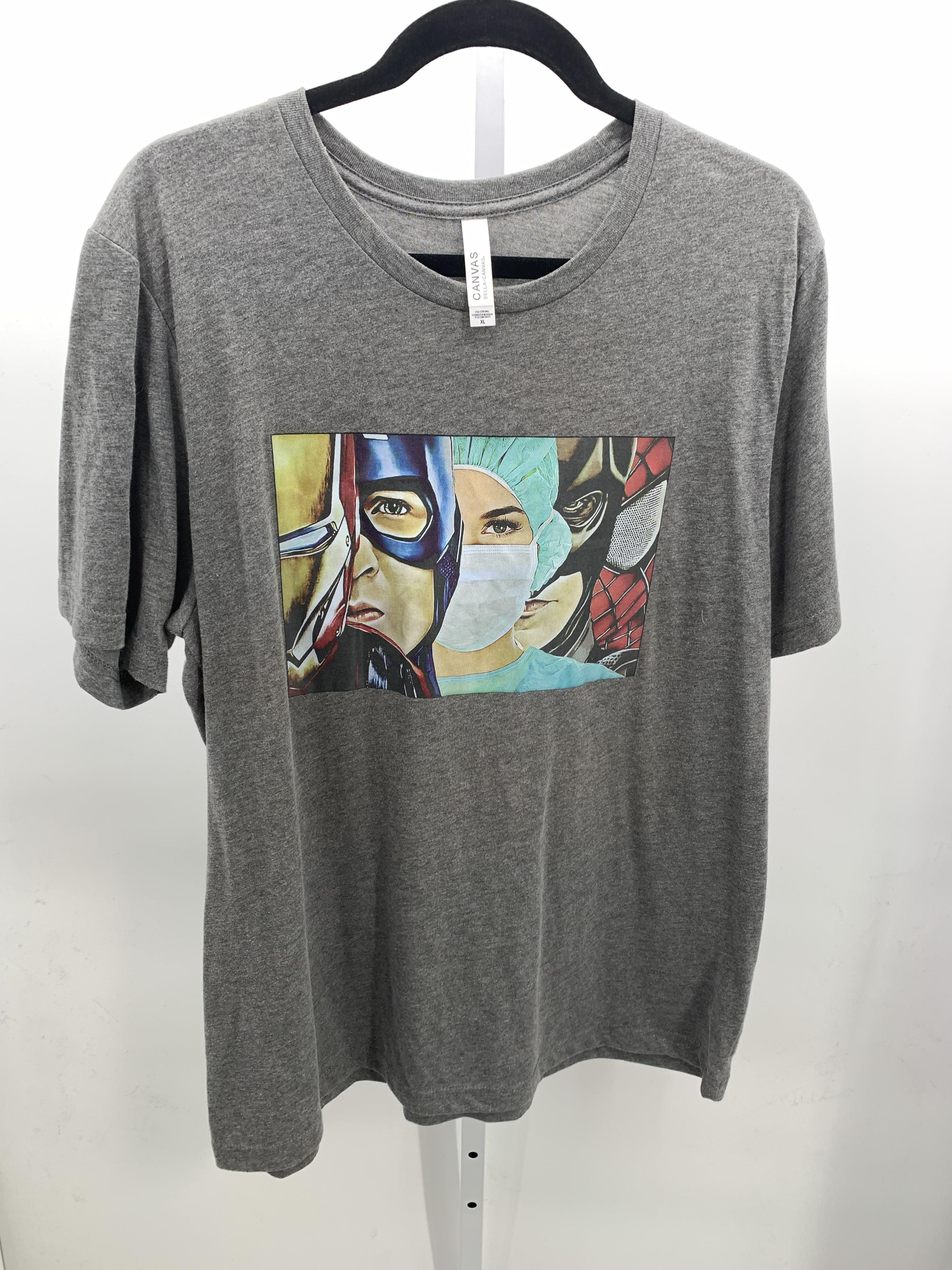 Canvas Size Extra Large Misses Short Sleeve Shirt
