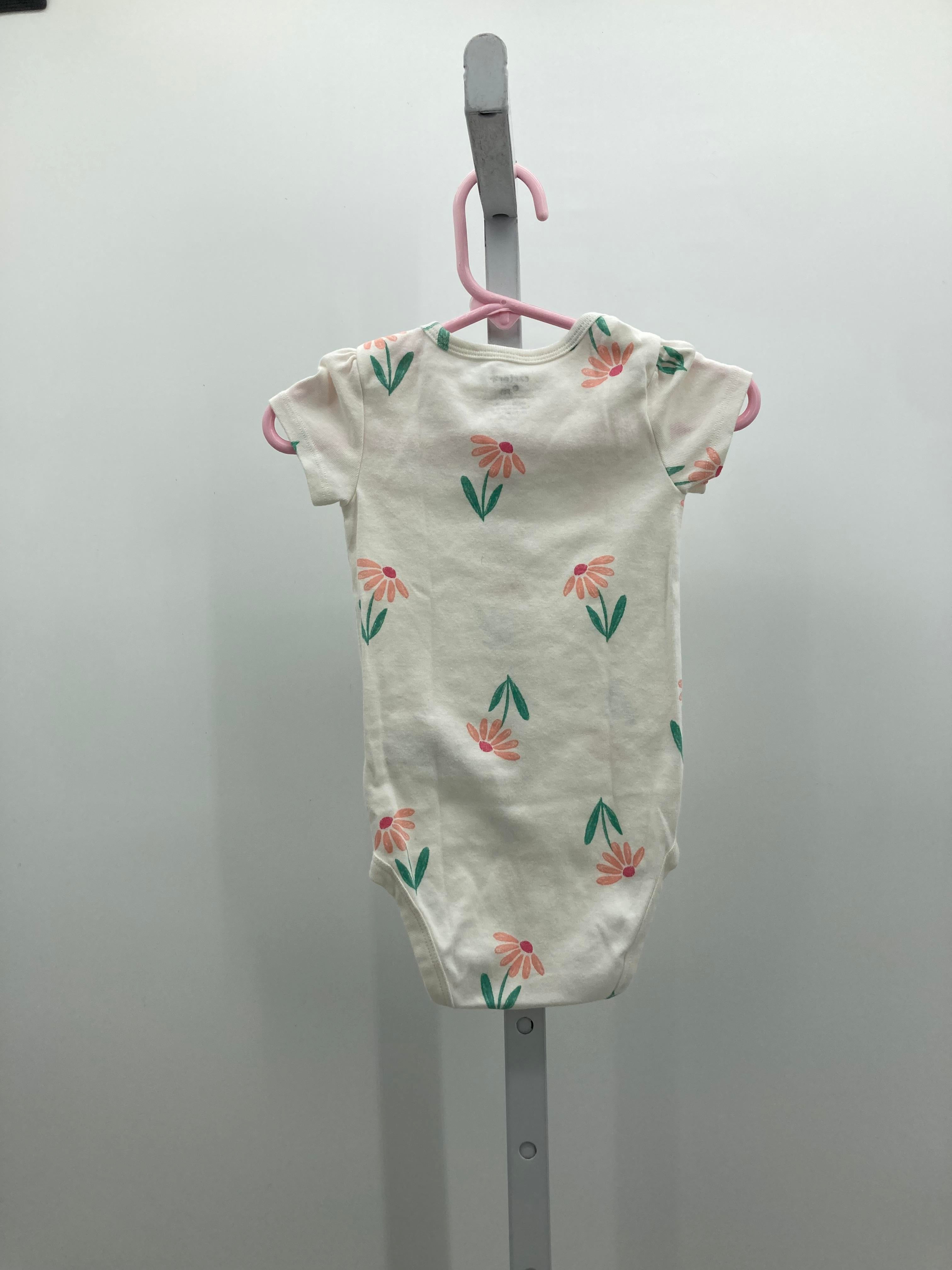 Carters Size 9 Months Girls Short Sleeve Shirt