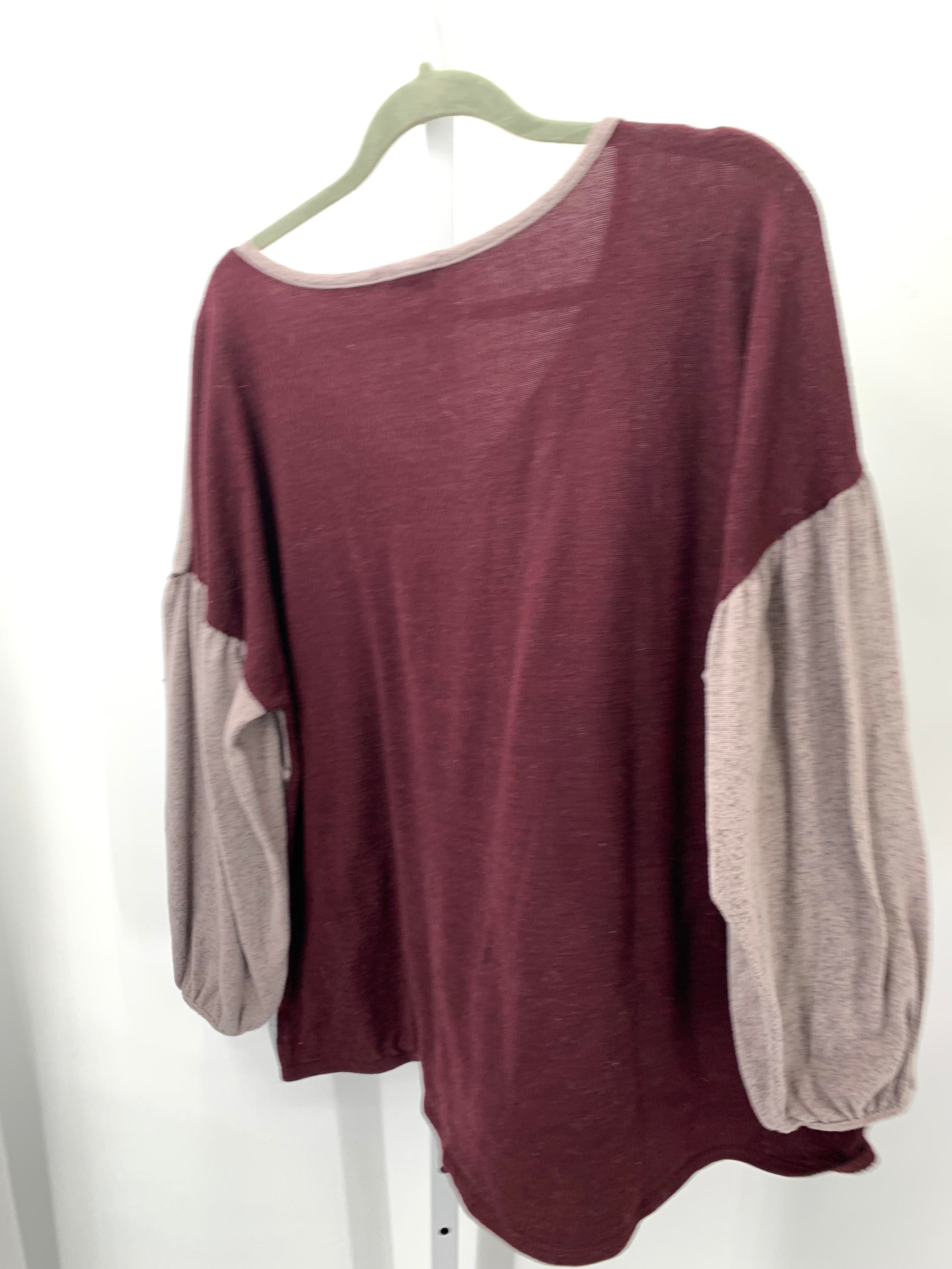 Size 2X Womens Long Sleeve Shirt