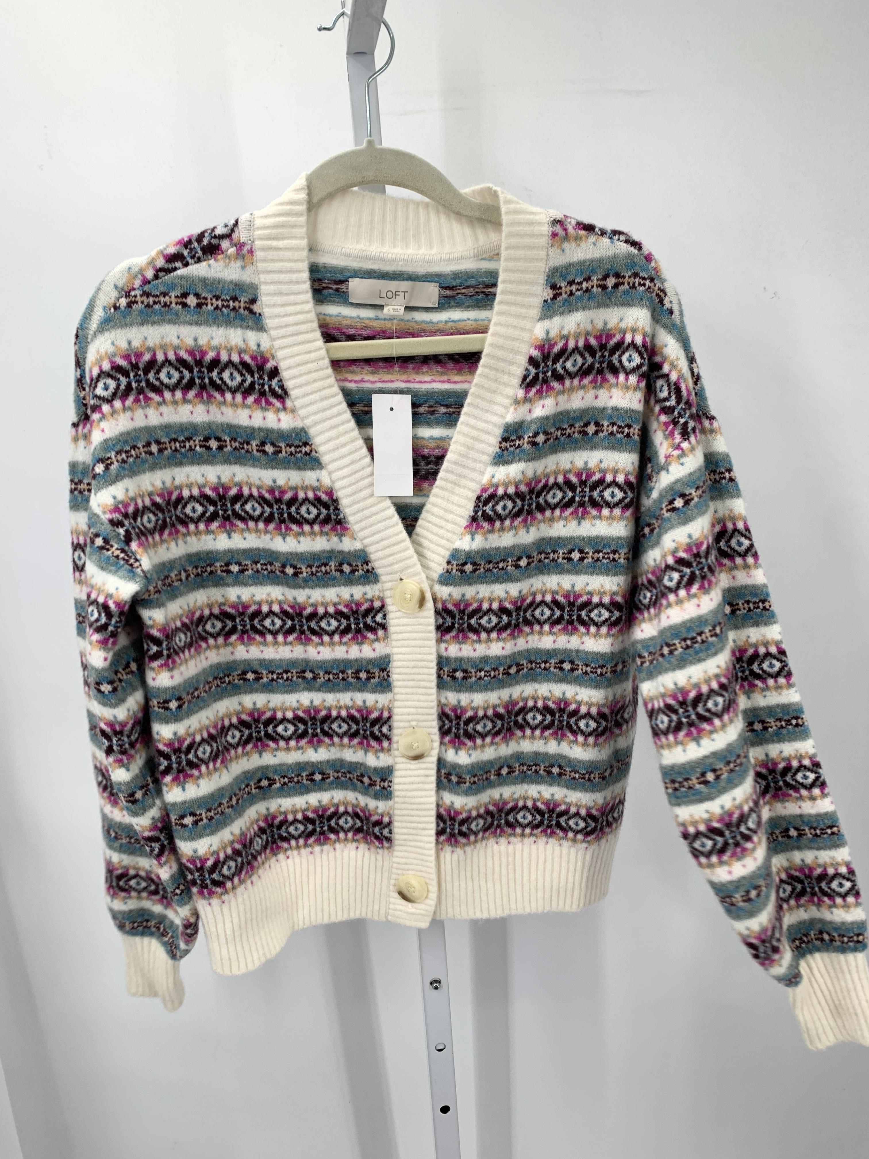 Loft Size Small Misses Long Slv Sweater