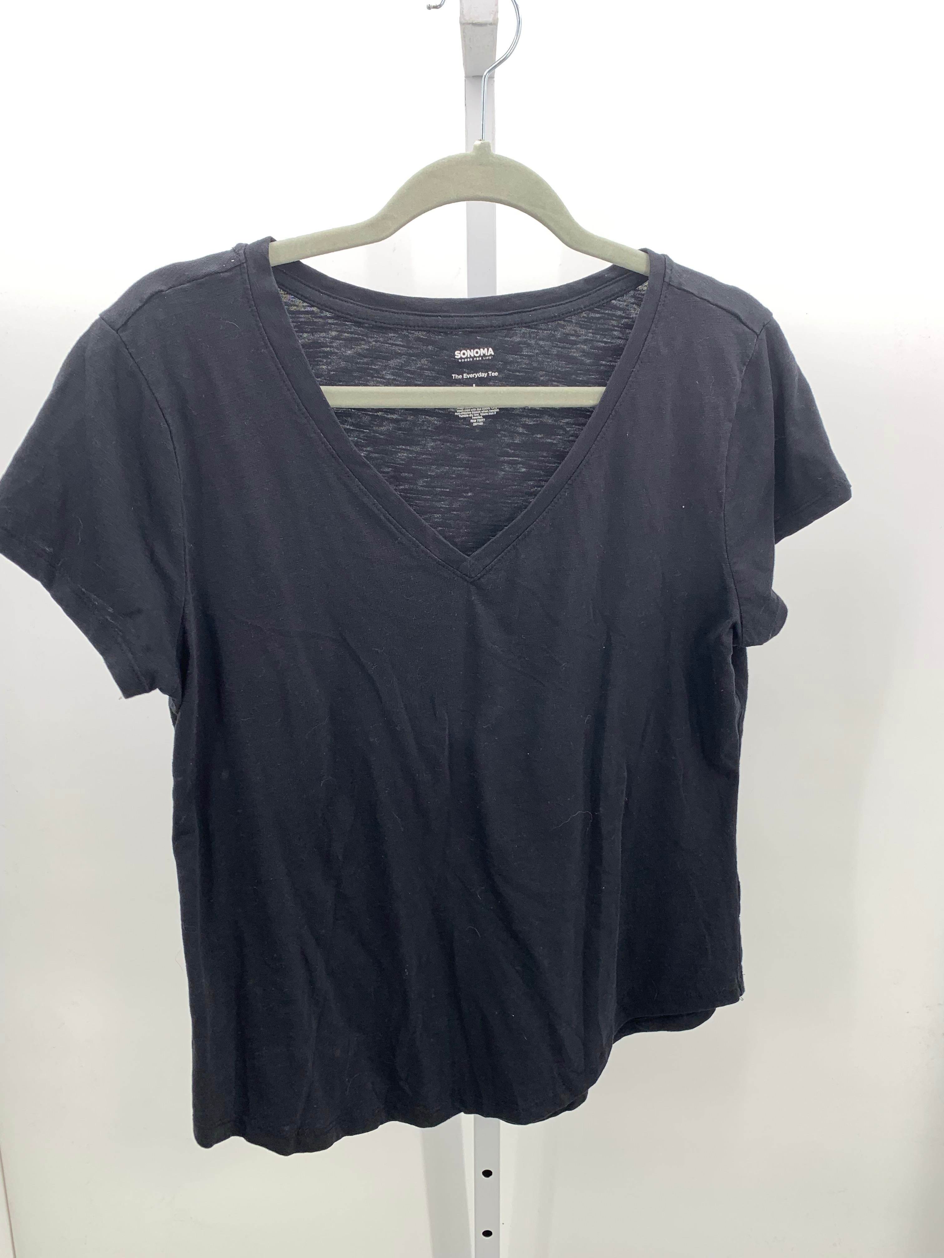 Sonoma Size Large Misses Short Sleeve Shirt