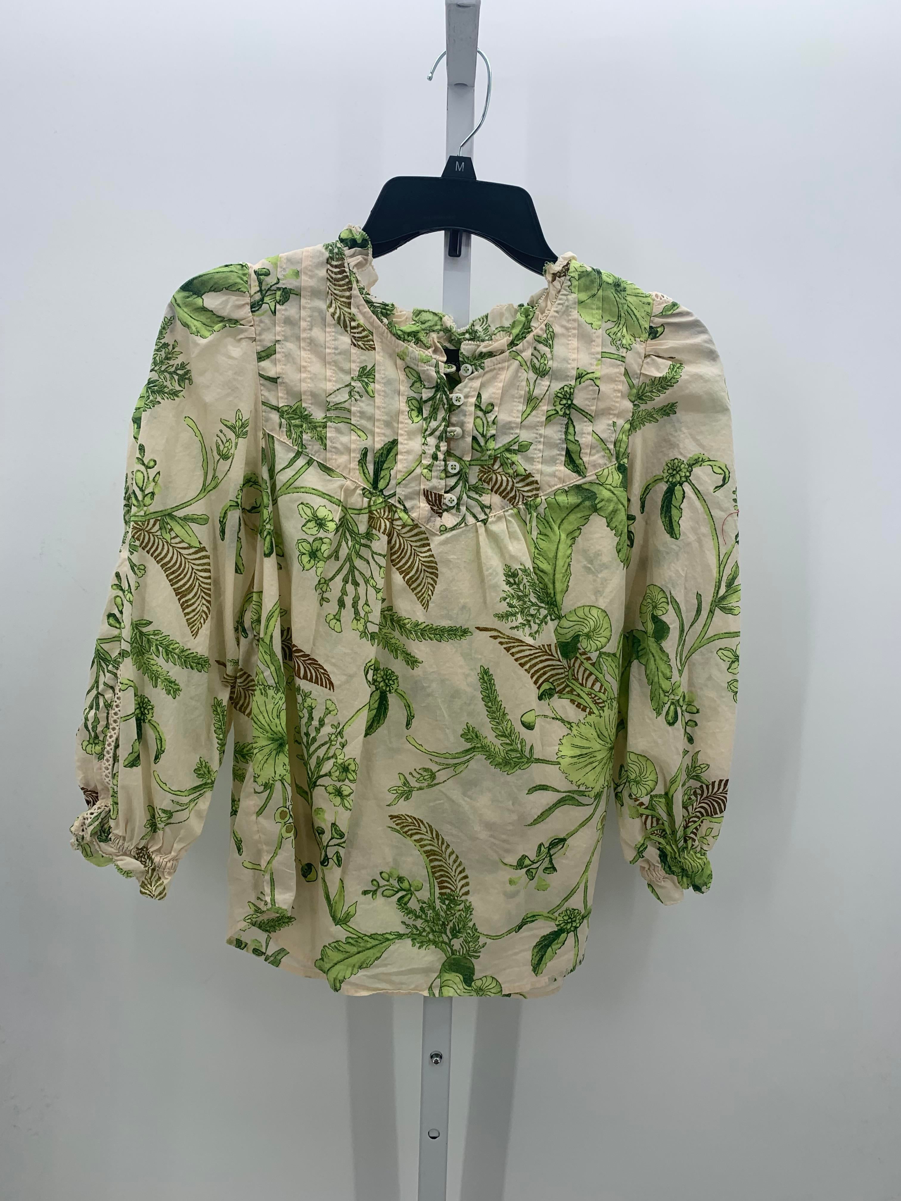 Talbots Size Small Misses 3/4 Sleeve Shirt