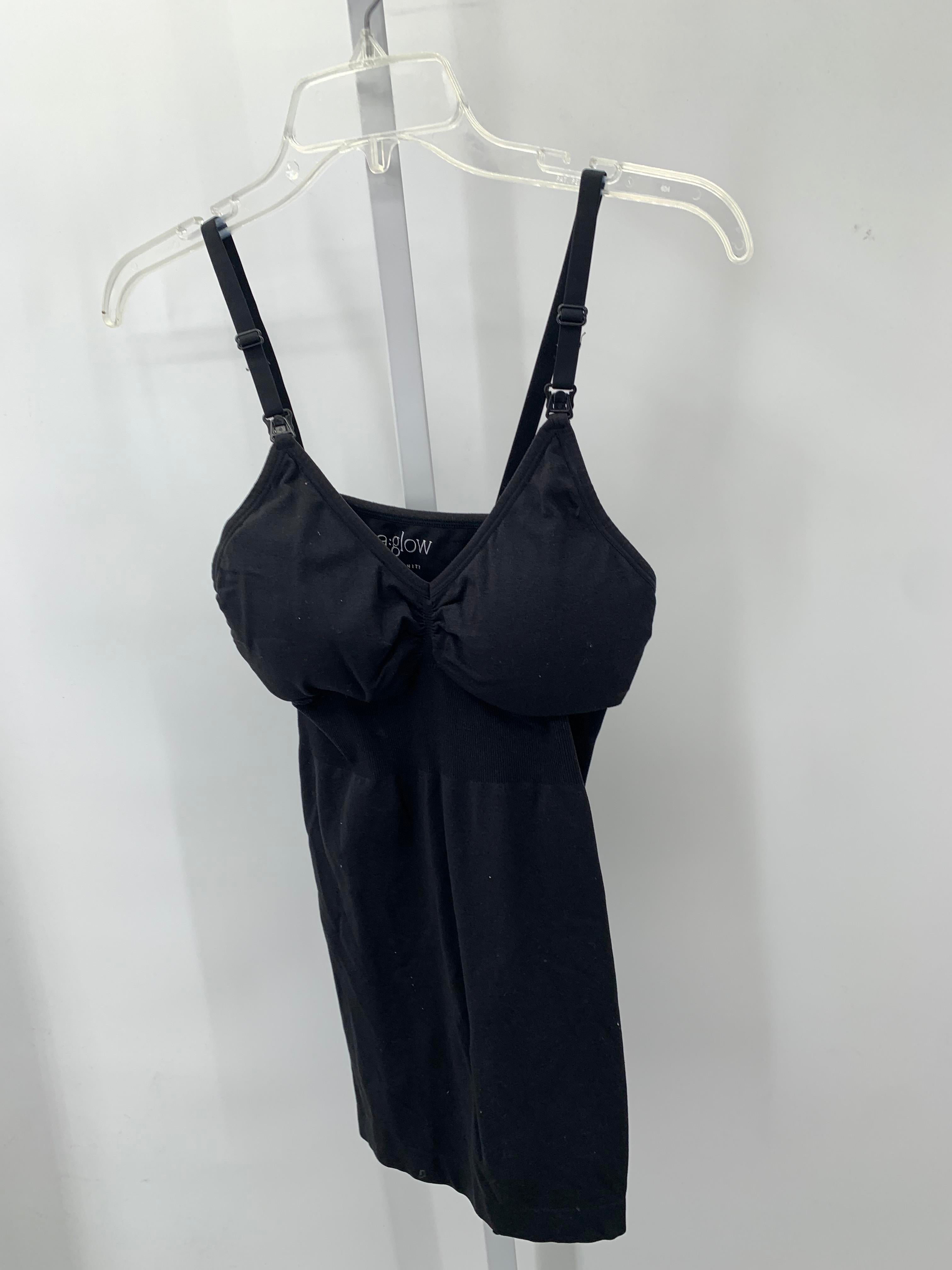 a:glow Black Size Medium Maternity Camisole