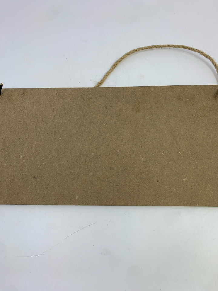 COFFEE AND TEA WOOD HANGING.