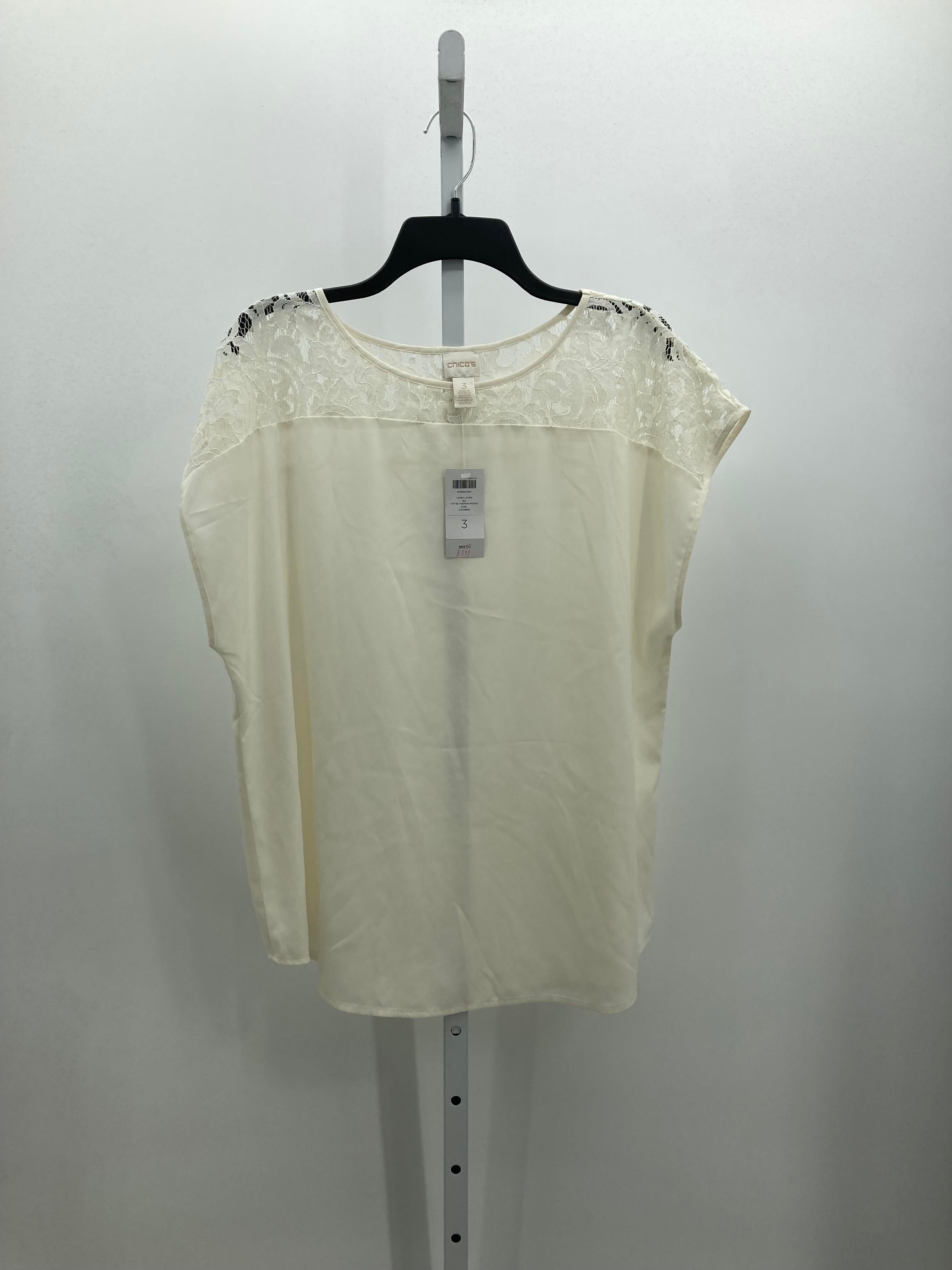 Chico's Size Large Misses Sleeveless Shirt