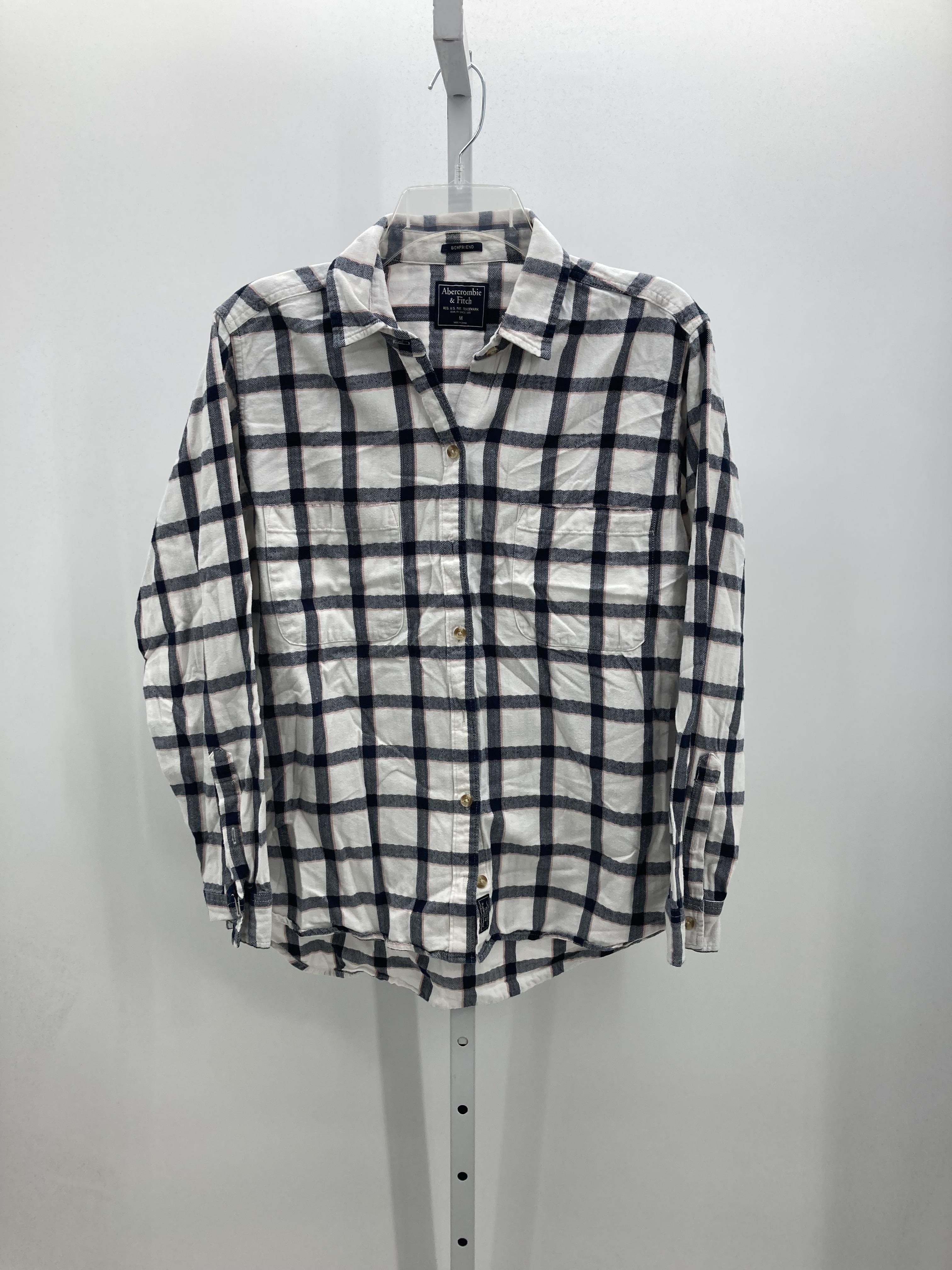 Abercrombie Size Medium Juniors Long Sleeve Shirt