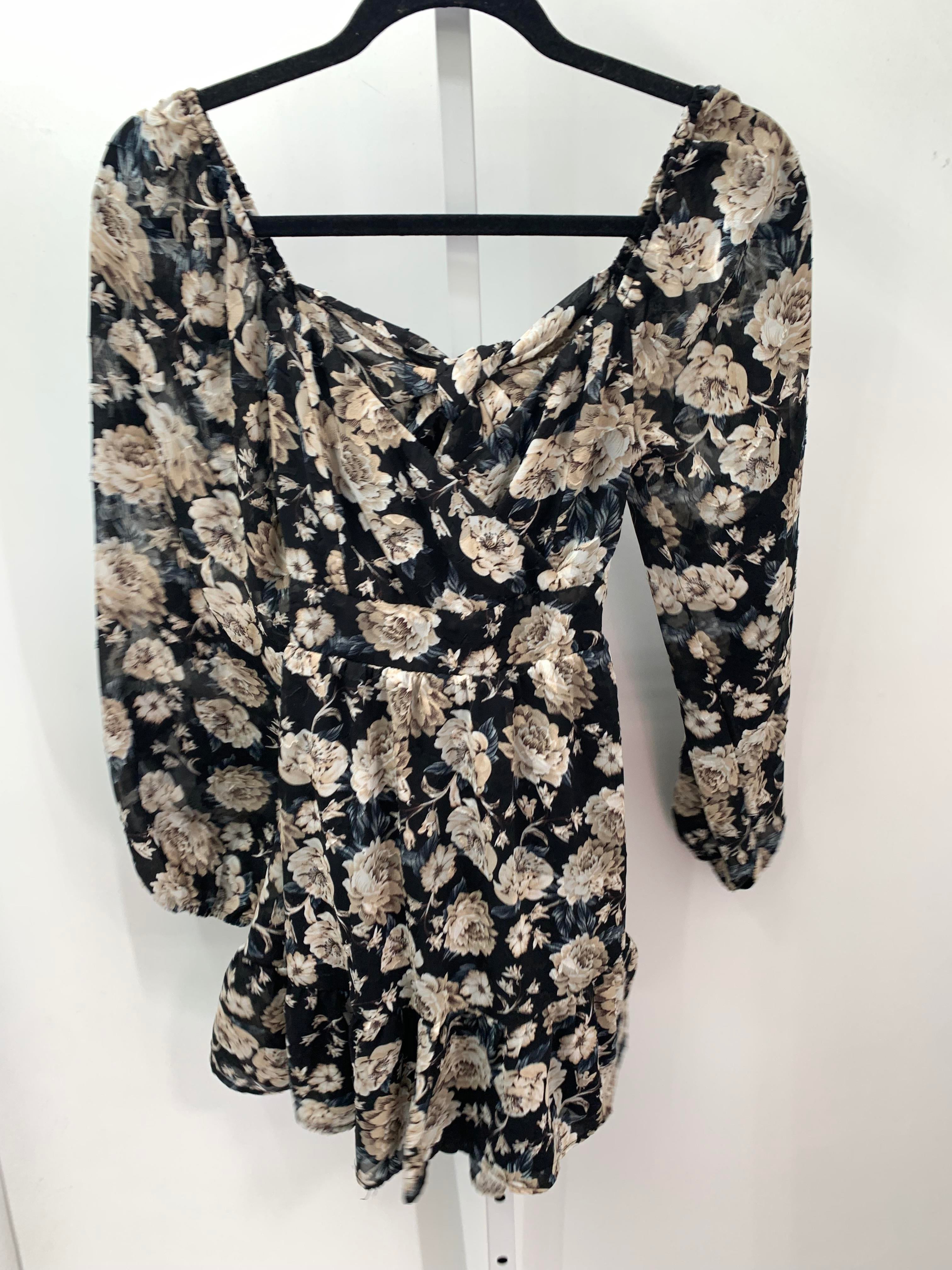 Size X Small Juniors Long Sleeve Dress