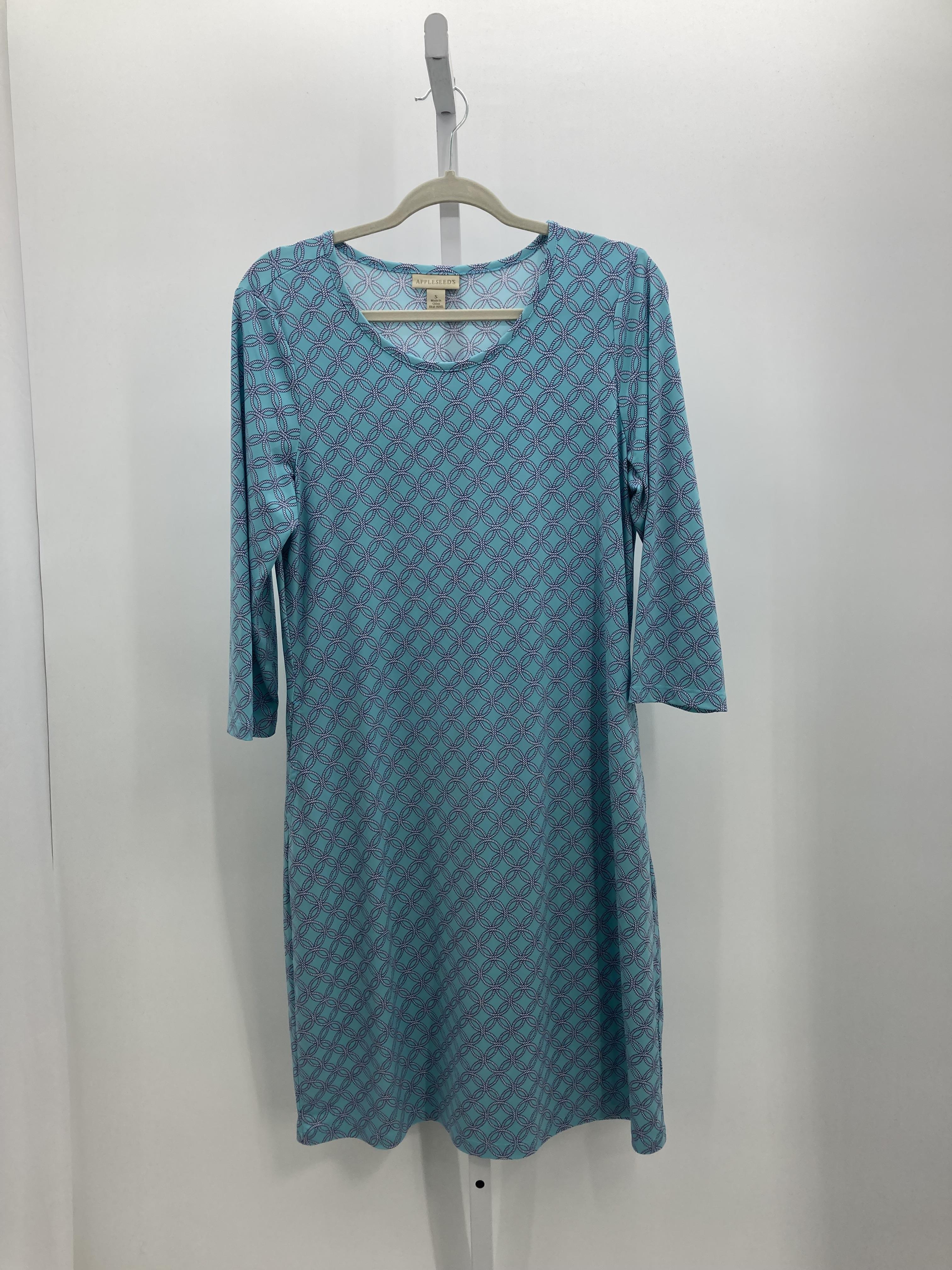 Appleseeds Size Small Misses 3/4 Sleeve Dress