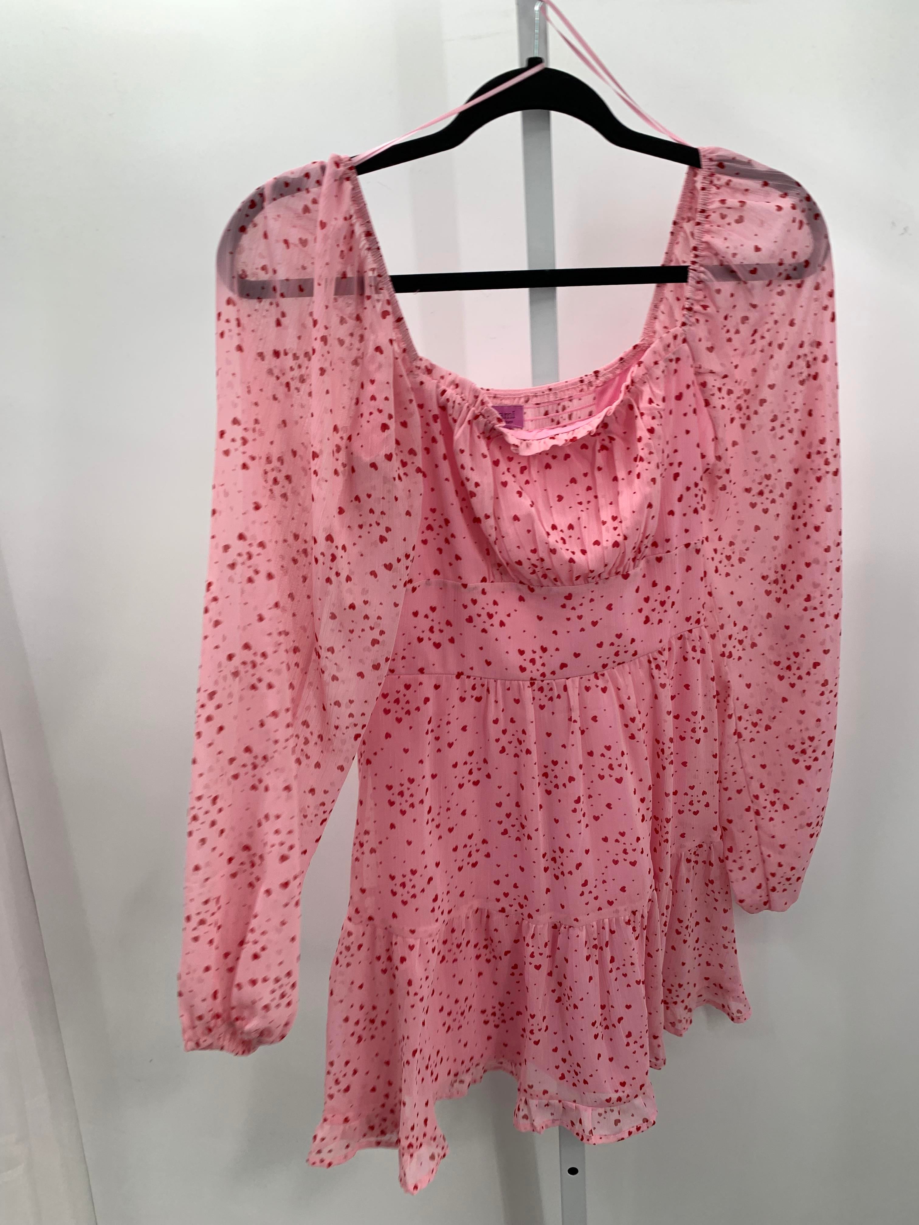 Miami Size Small Juniors Long Sleeve Dress