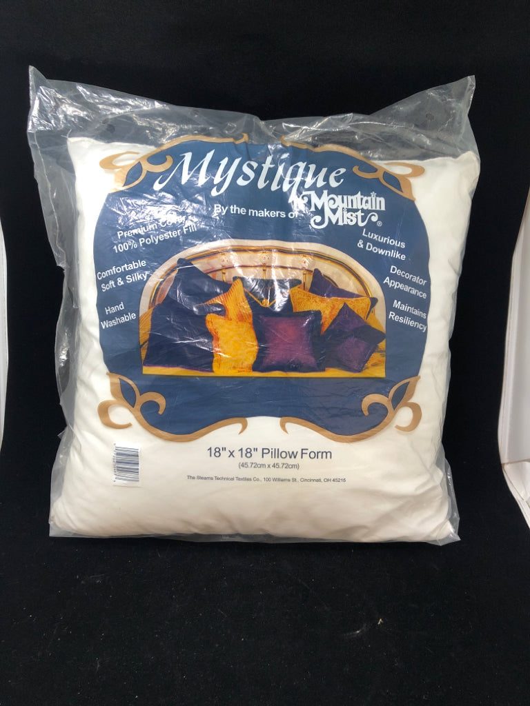 MYSTIQUE PILLOW FORM.
