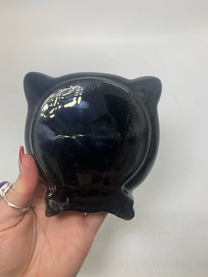 VTG CAT HEAD FLAT ASHTRAY.