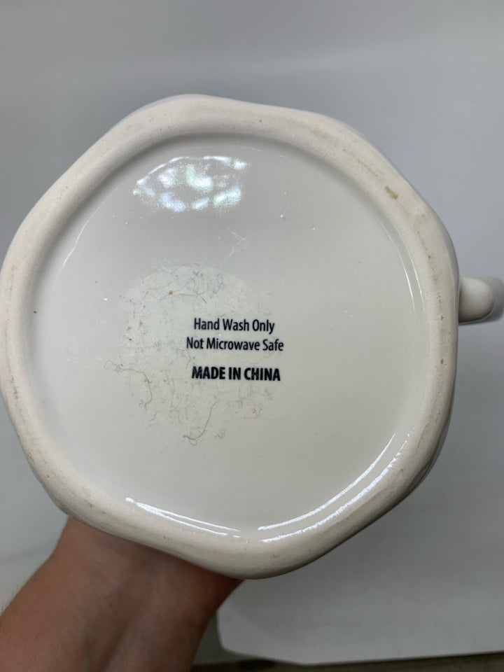 WHITE GHOST MUG.