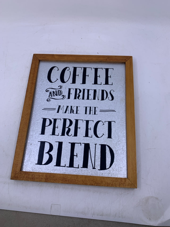 COFFEE & FRIENDS- FRAMED ART.