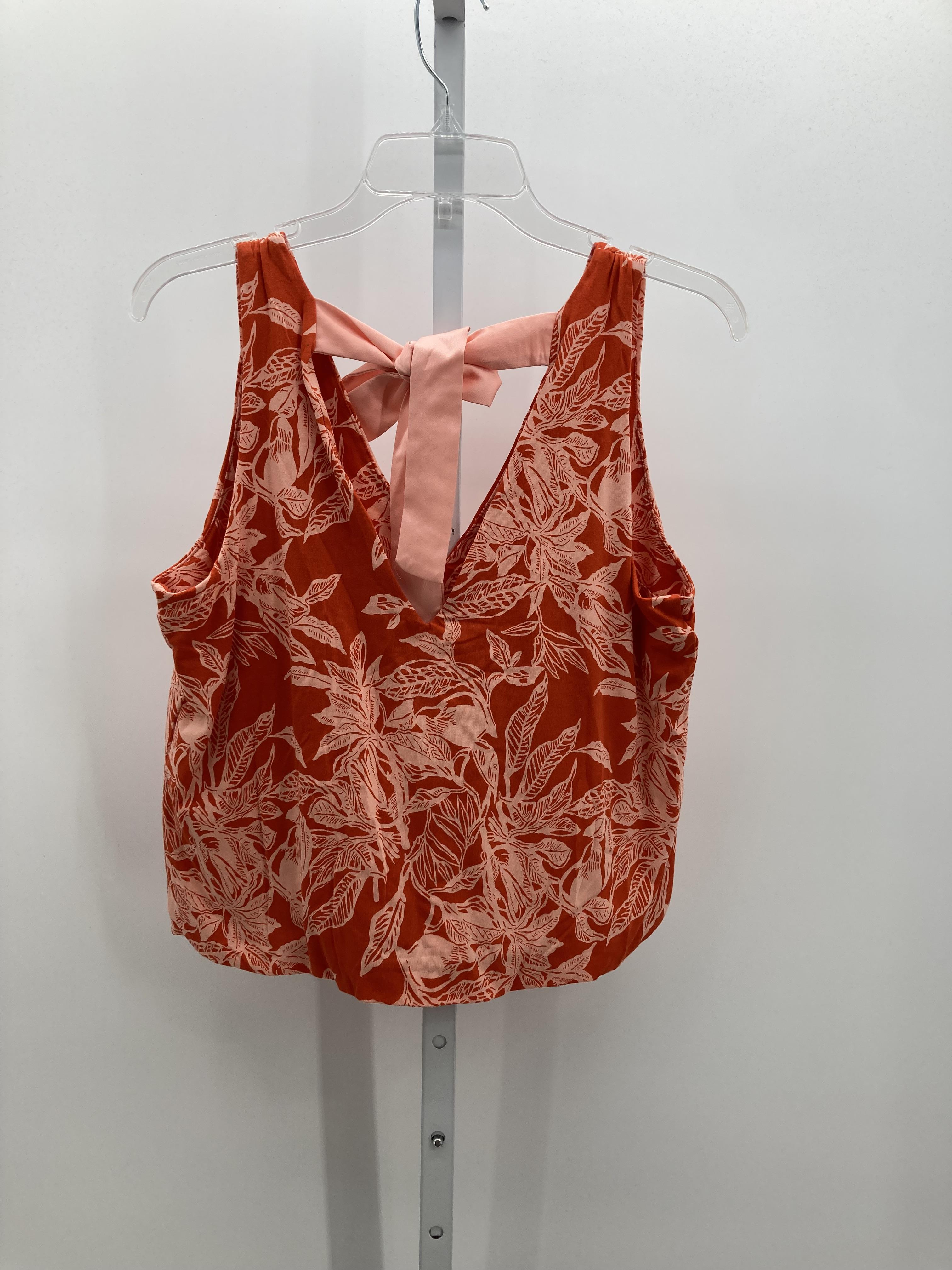 Lands End Size Small Misses Sleeveless Shirt