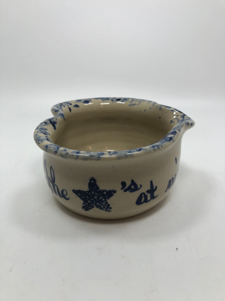 THE STARS AT NIGHT- TEXAS MARSHALL POTTERY BOWL.