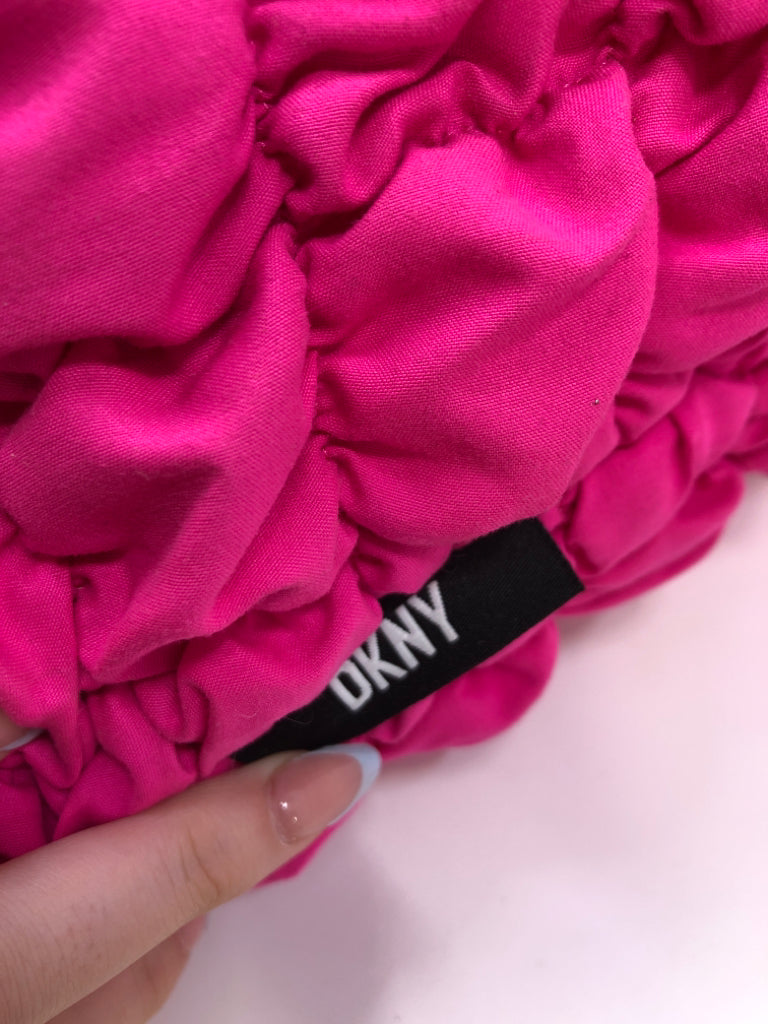QUILTED PINK DKNY PILLOW.