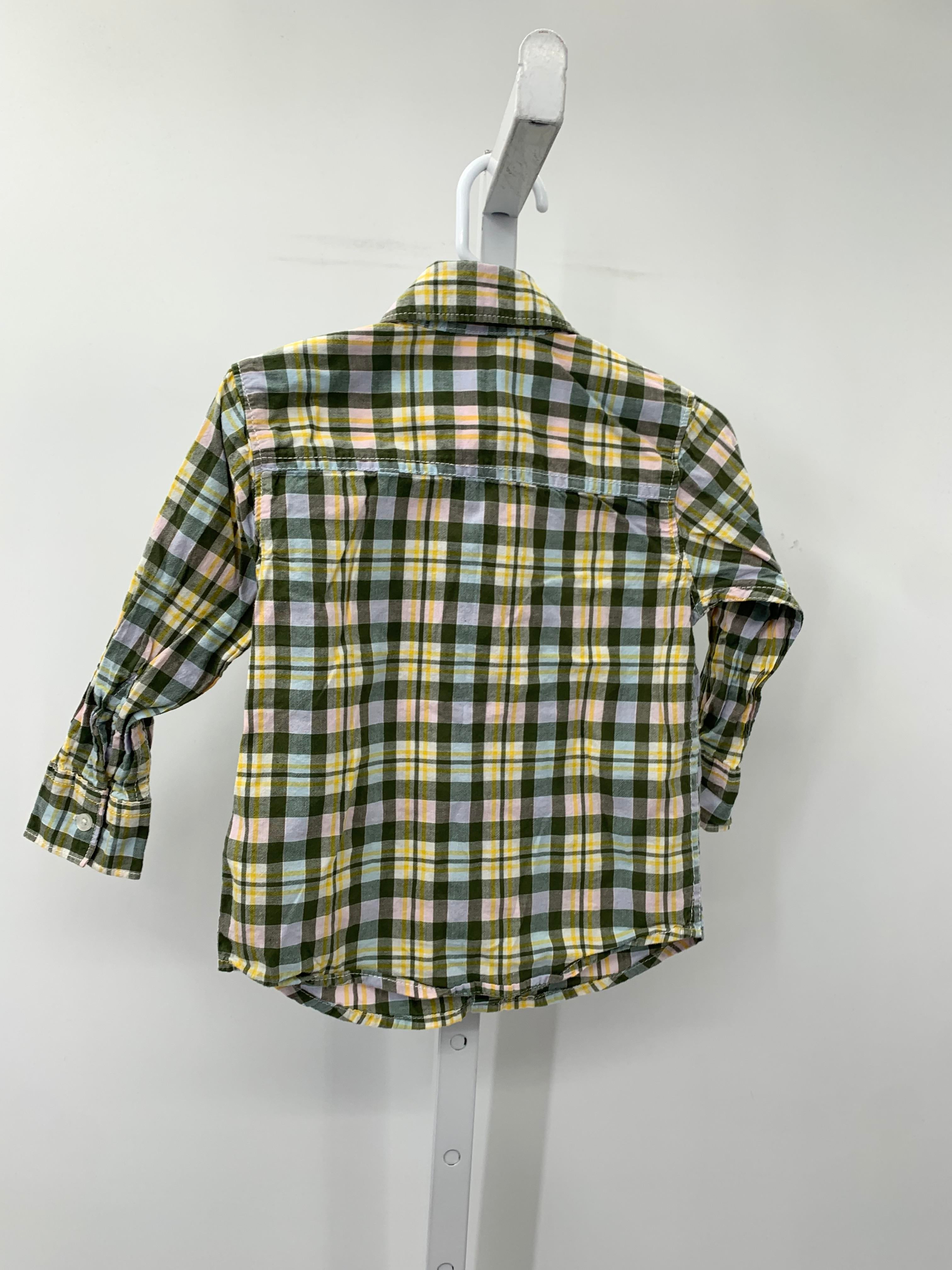 YELLOW BLUE PLAID