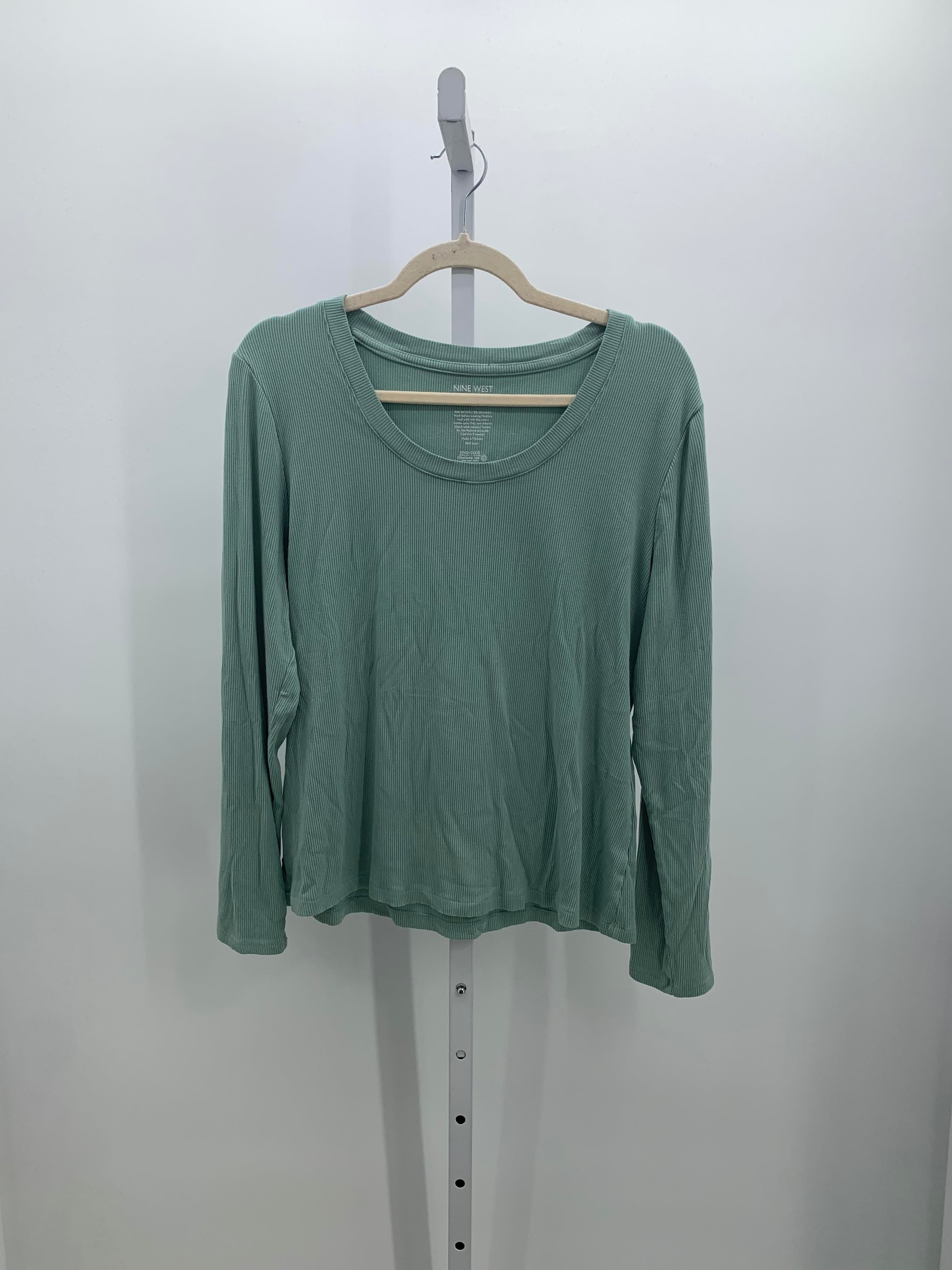 Nine West Size Extra Large Misses Long Sleeve Shirt