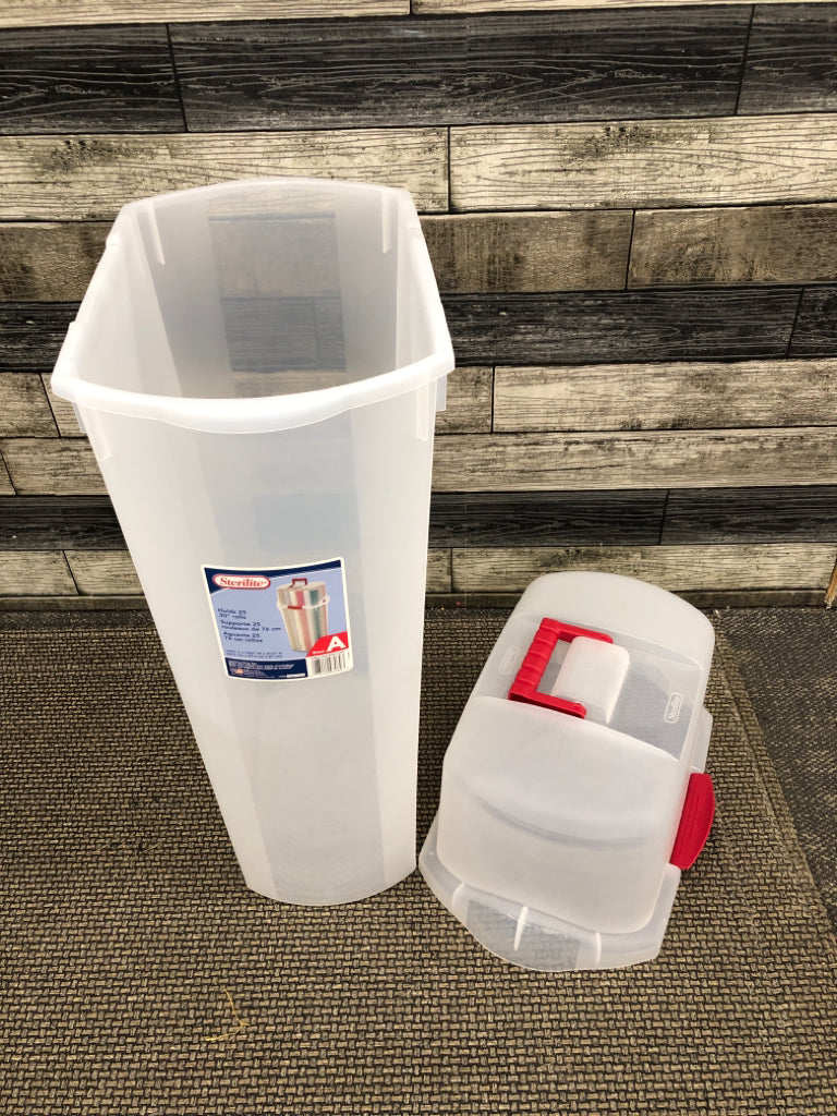 STERILITE WRAPPING PAPER STORAGE CONTAINER.