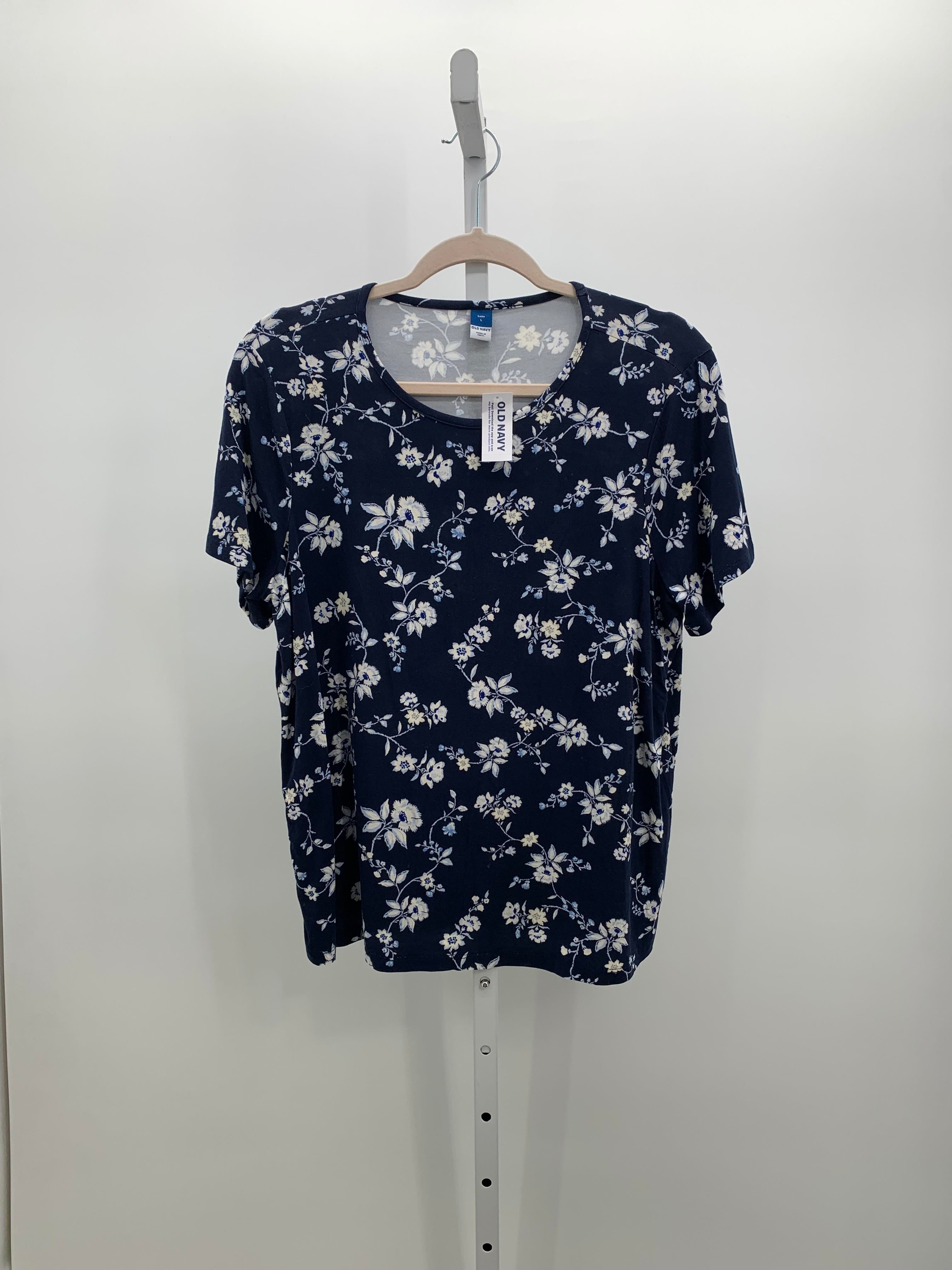 Old Navy Size Large Misses Short Sleeve Shirt