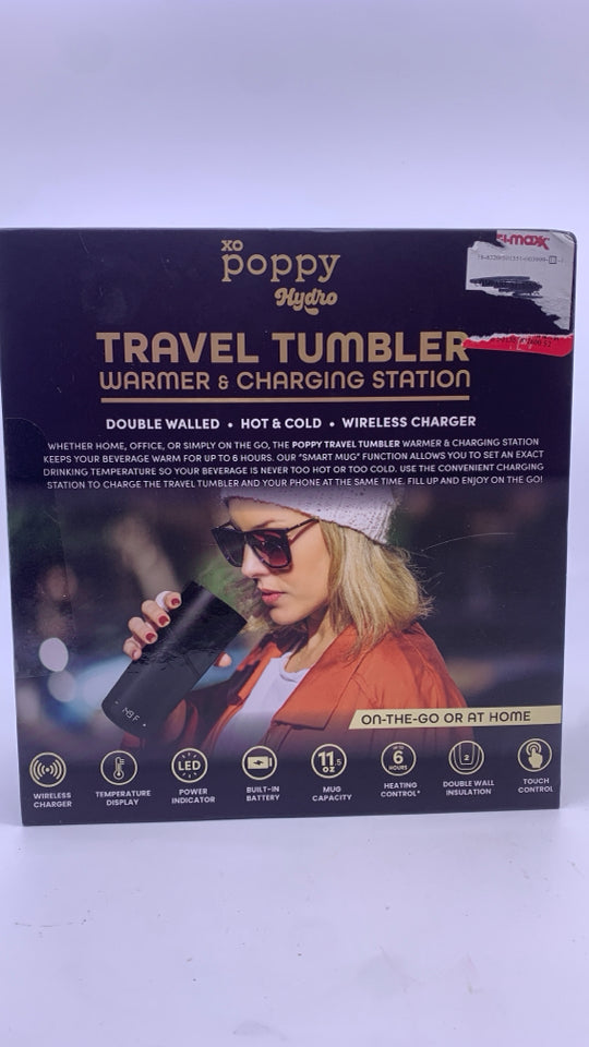 NIP POPPY HYDRO WARMING TRAVEL TUMBLER.