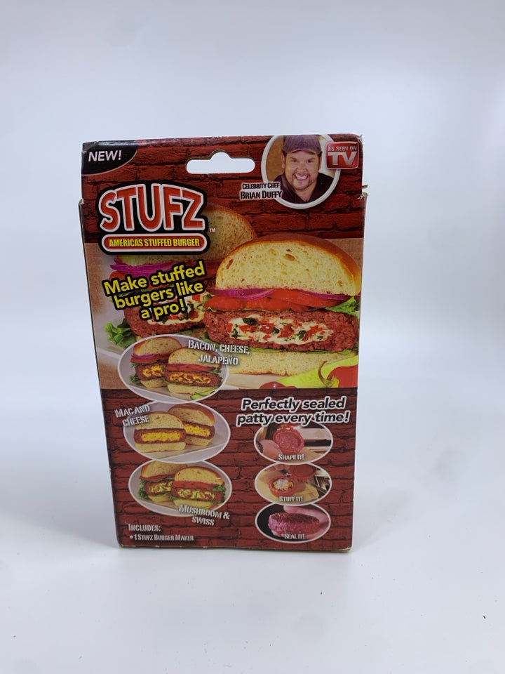STUFFED BURGER MAKER IN BOX.