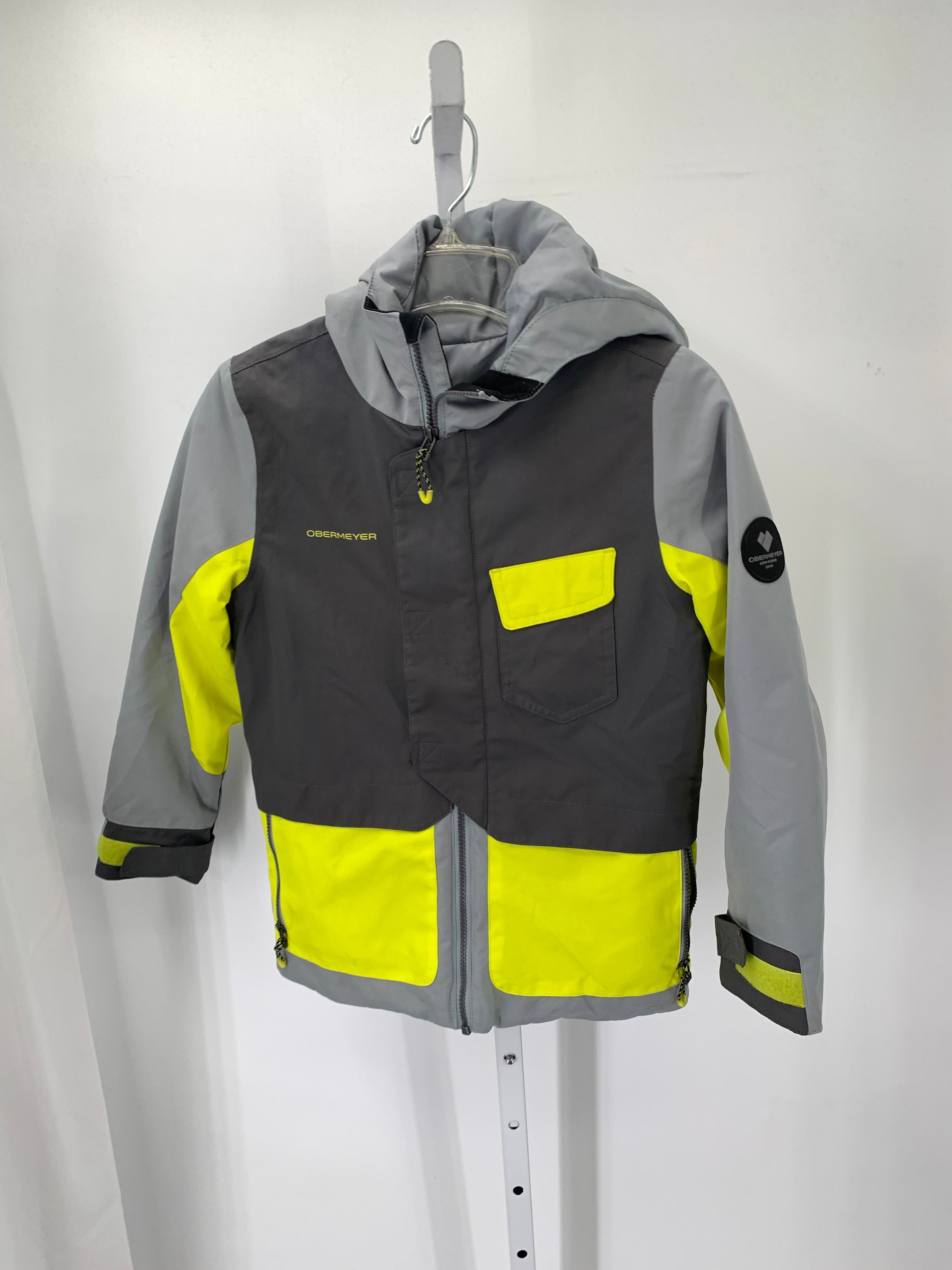 YELLOW HOODED ZIP UP