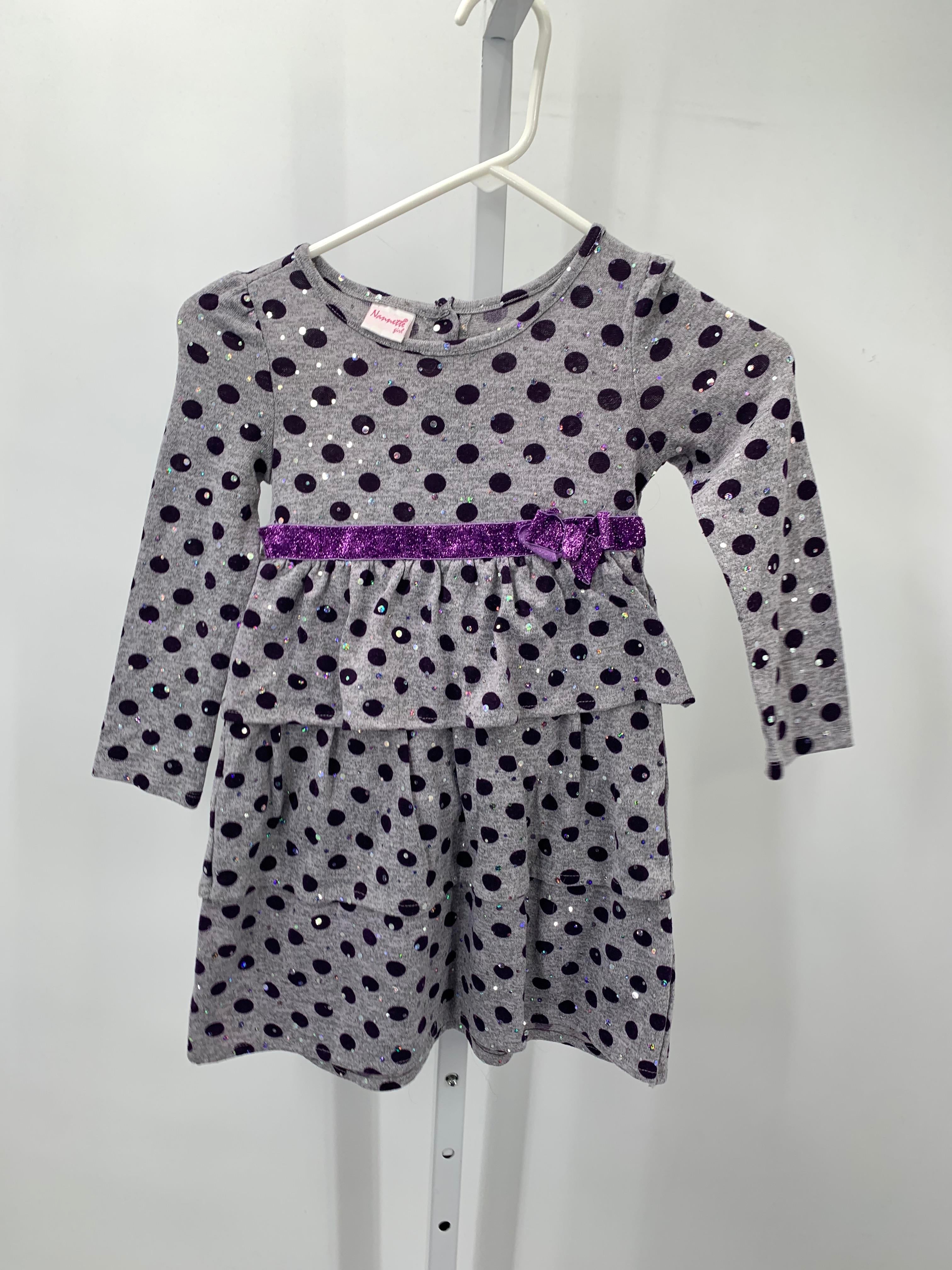 Nannette Size 5 Girls Long Sleeve Dress