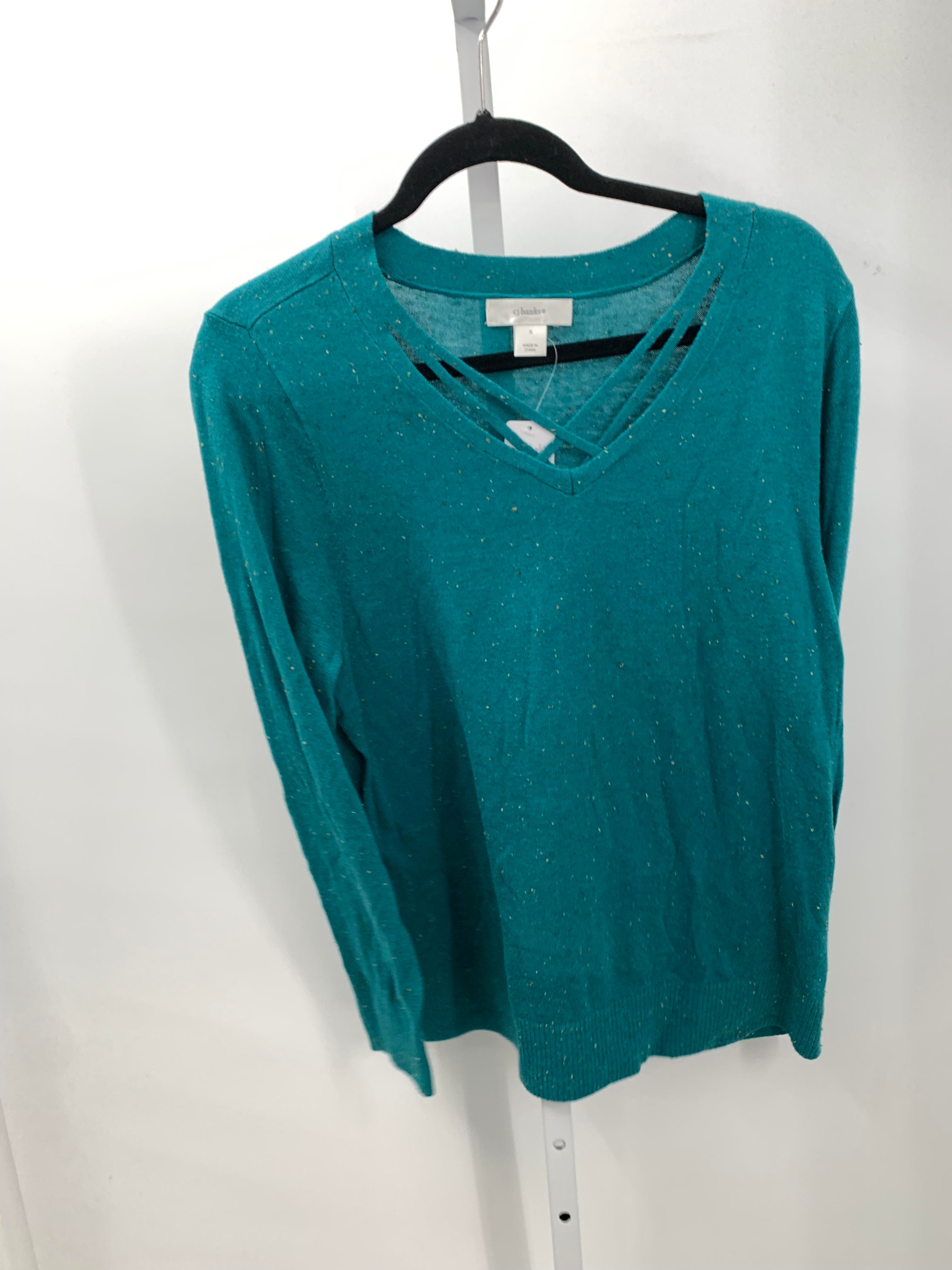 CJ Banks Size 14 W Womens Long Slv Sweater