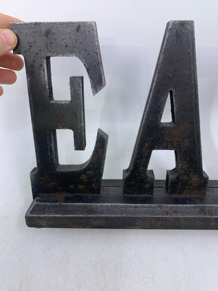 BLACK RUSTIC EAT SIGN 8 "h X 11.