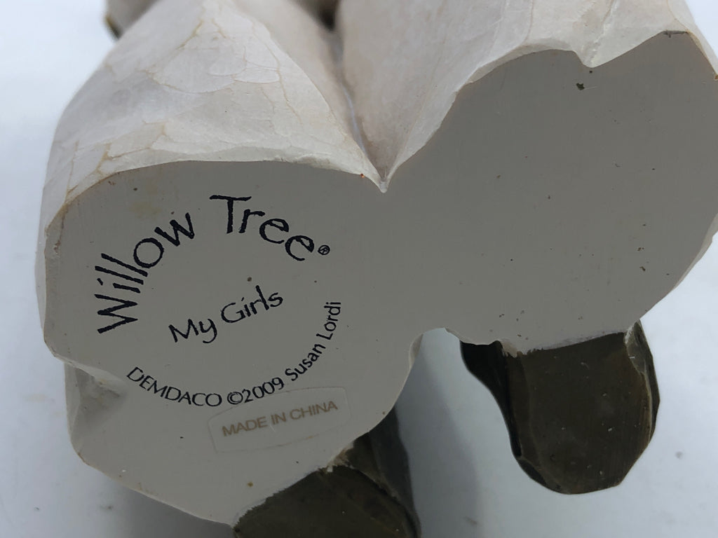 WILLOW TREE MY GIRLS - FATHER WITH GIRLS W BOX.