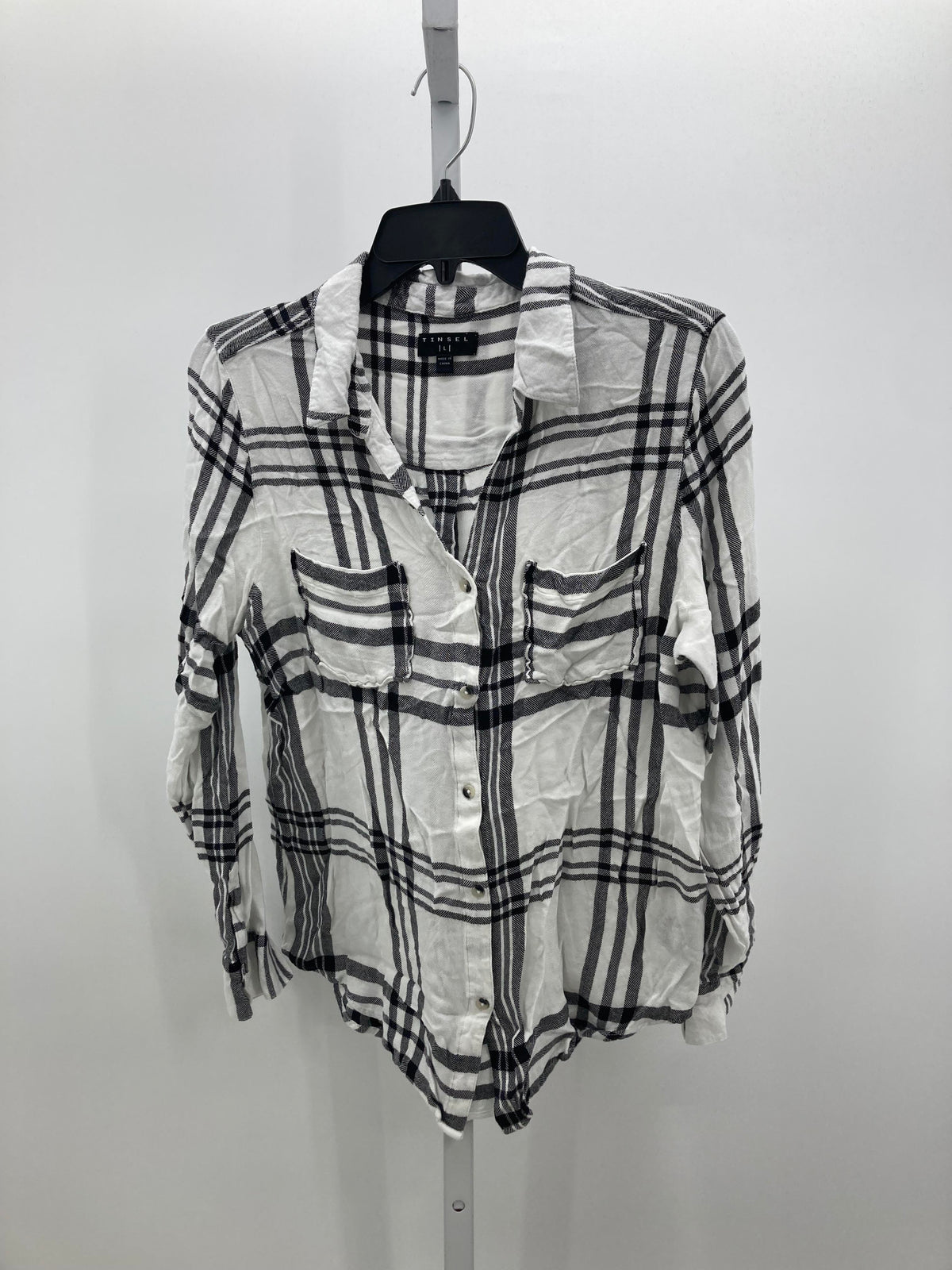 Size Large Juniors Long Sleeve Shirt