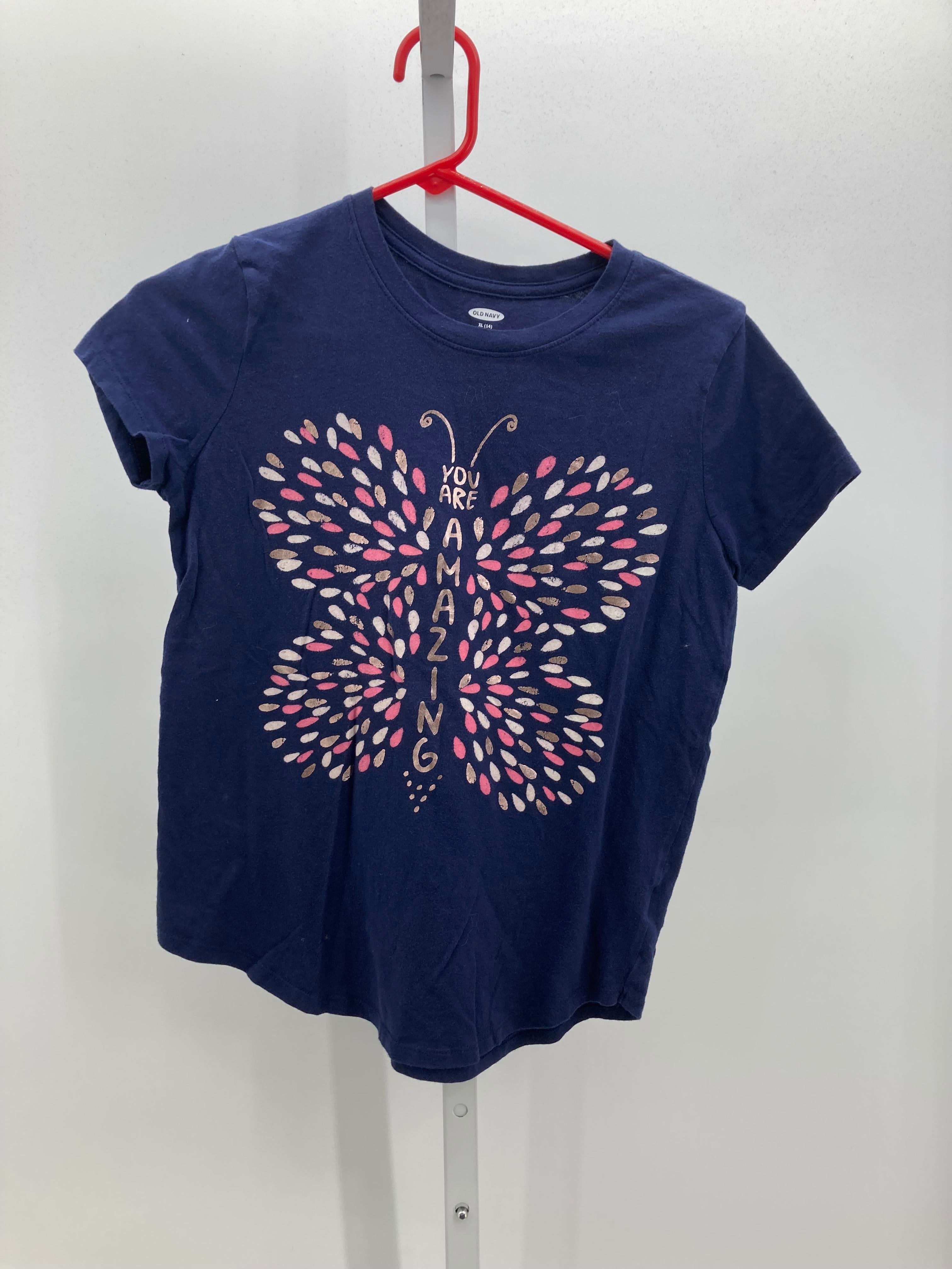 Old Navy Size 14 Girls Short Sleeve Shirt