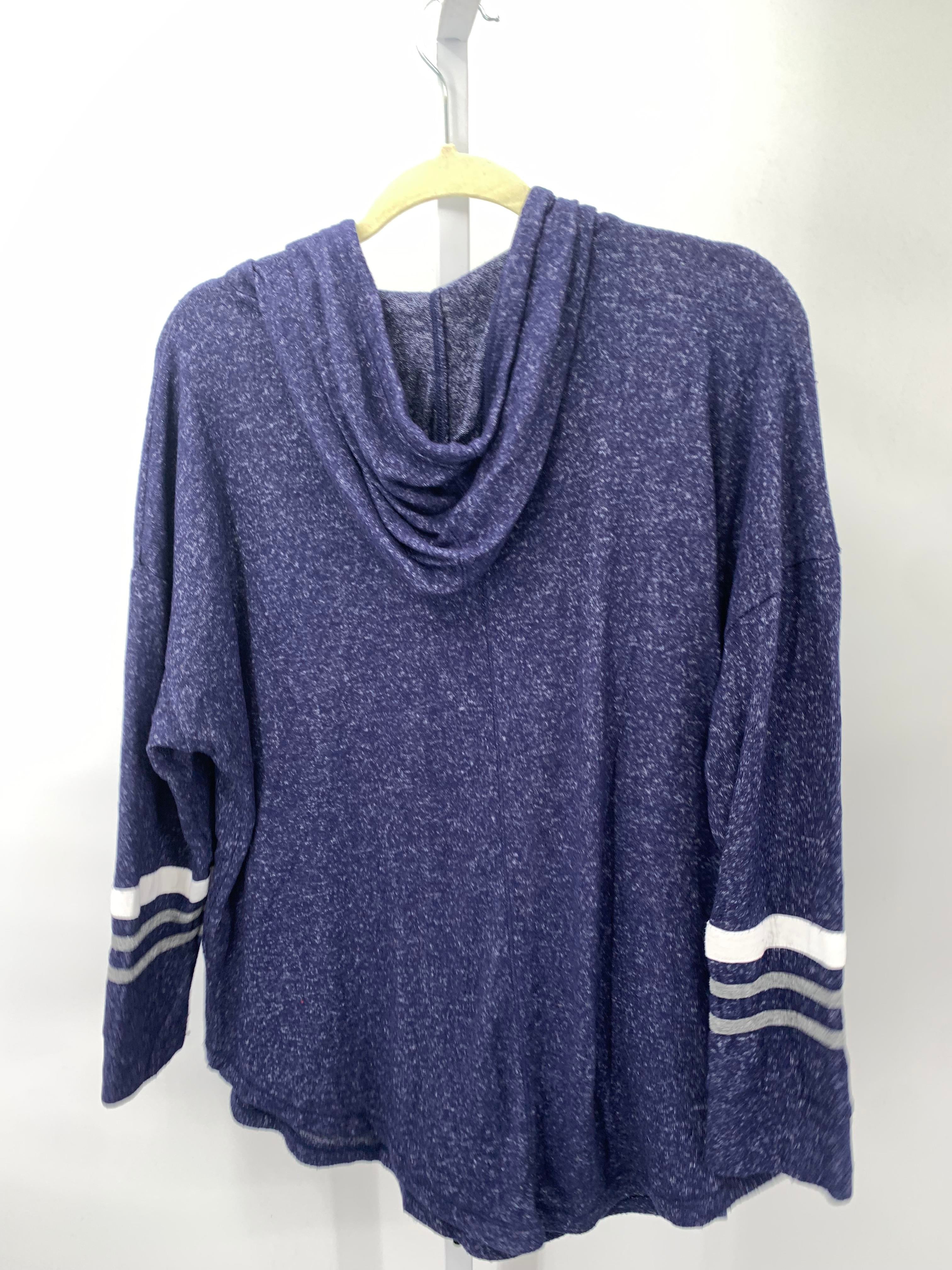 market & spruce Size 2X Womens Long Sleeve Shirt