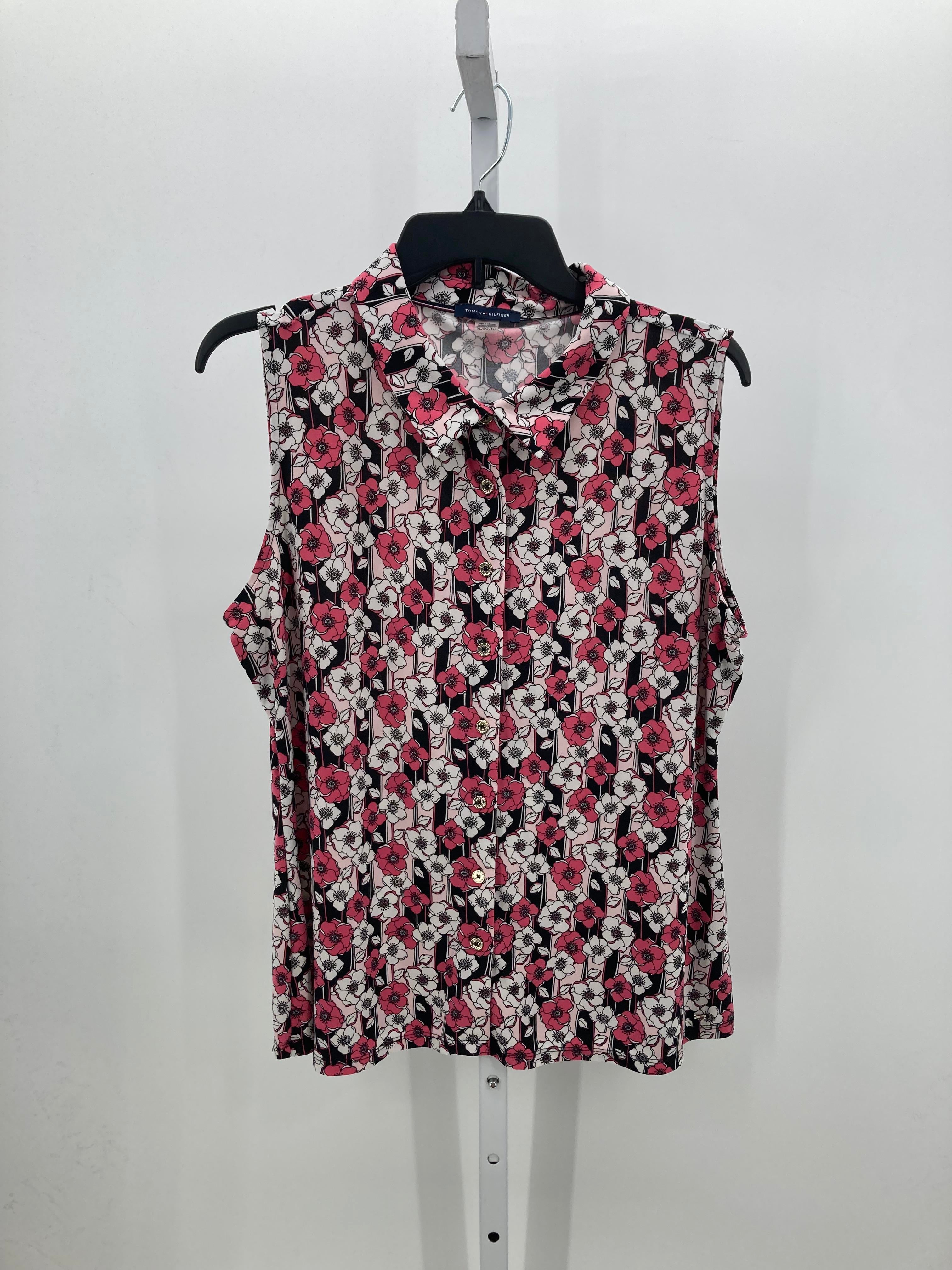 Tommy Hilfiger Size Extra Large Misses Sleeveless Shirt