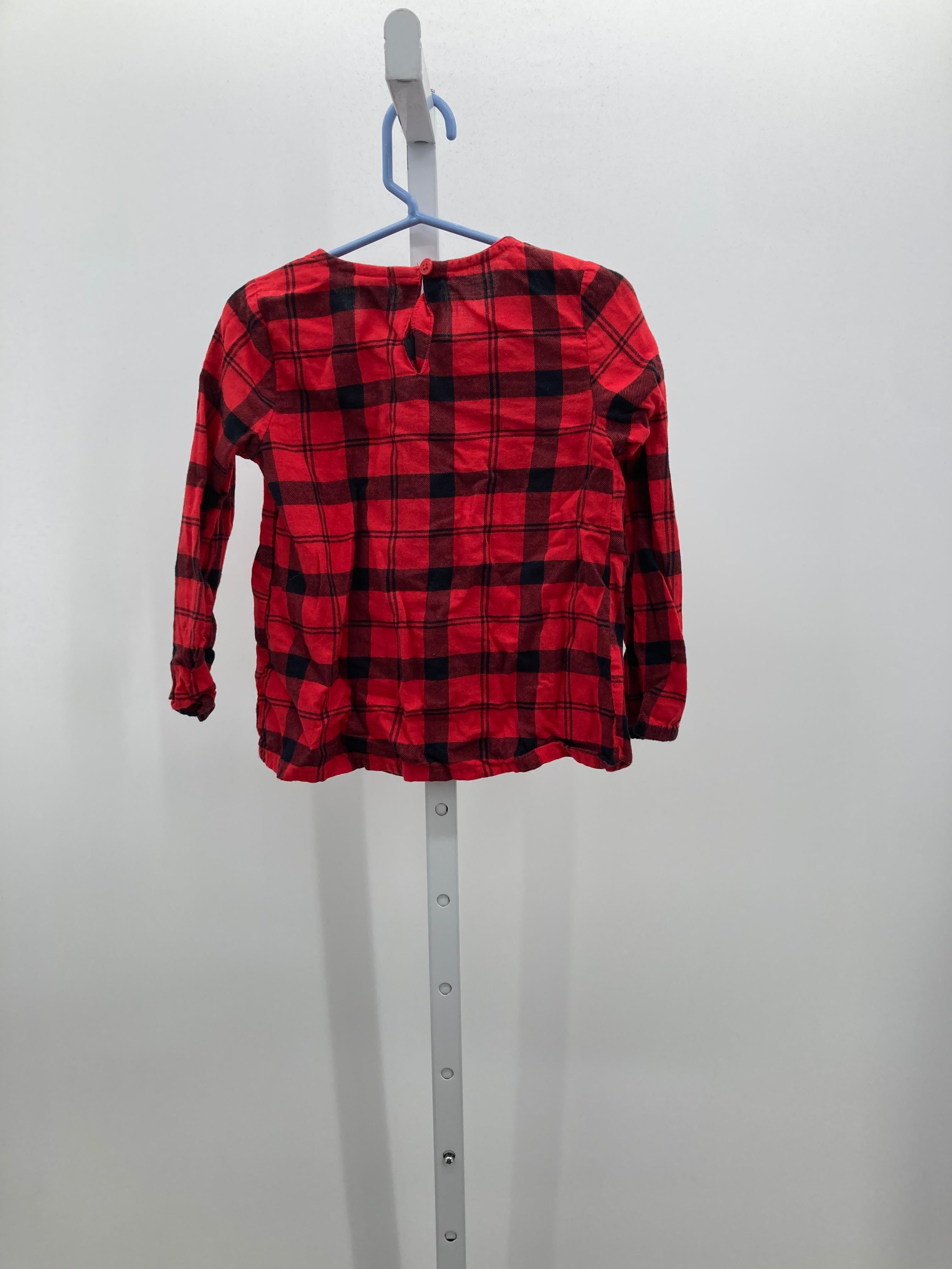 Carters Size 4T Girls Long Sleeve Shirt