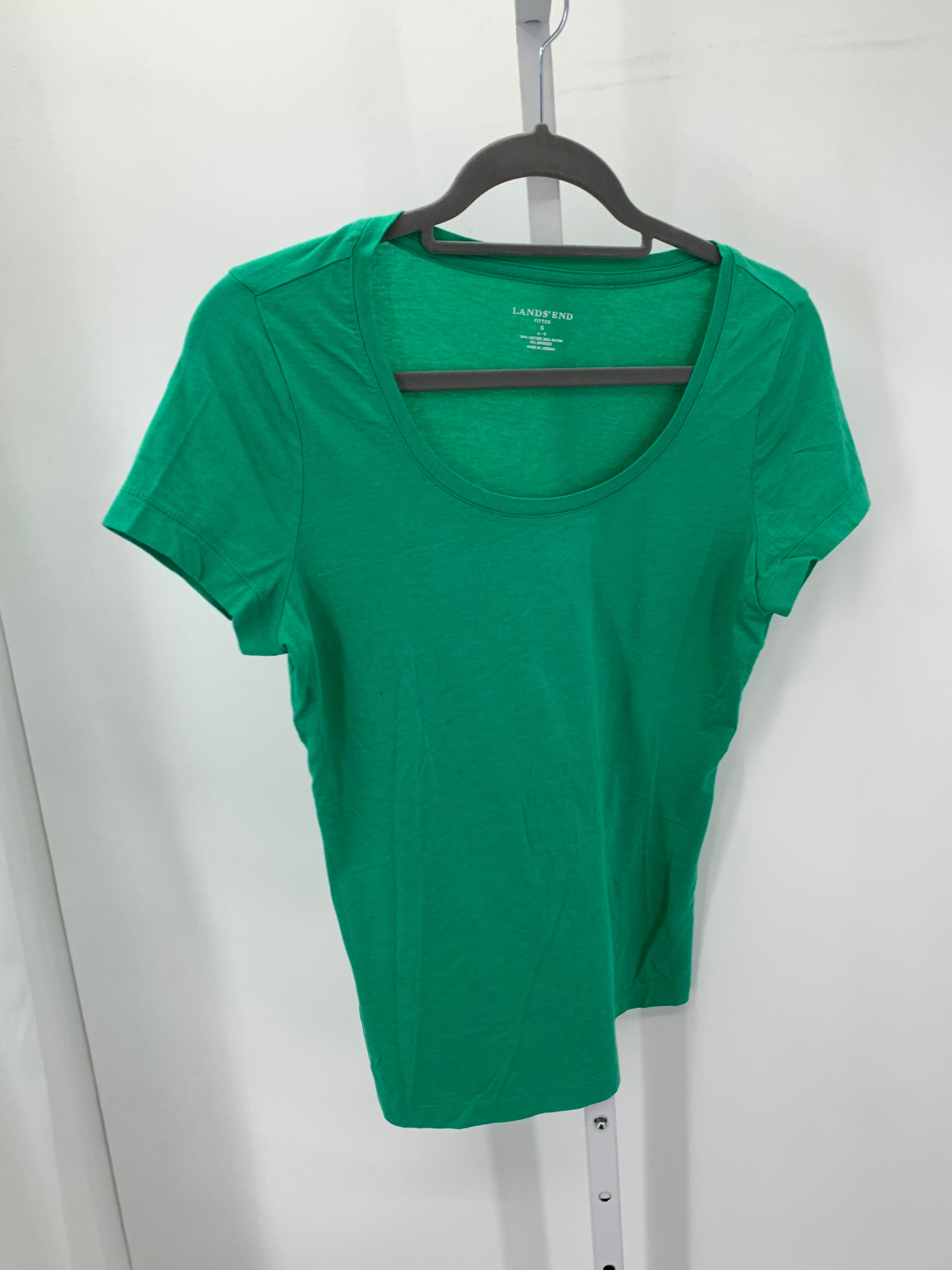 Lands End Size Small Misses Short Sleeve Shirt