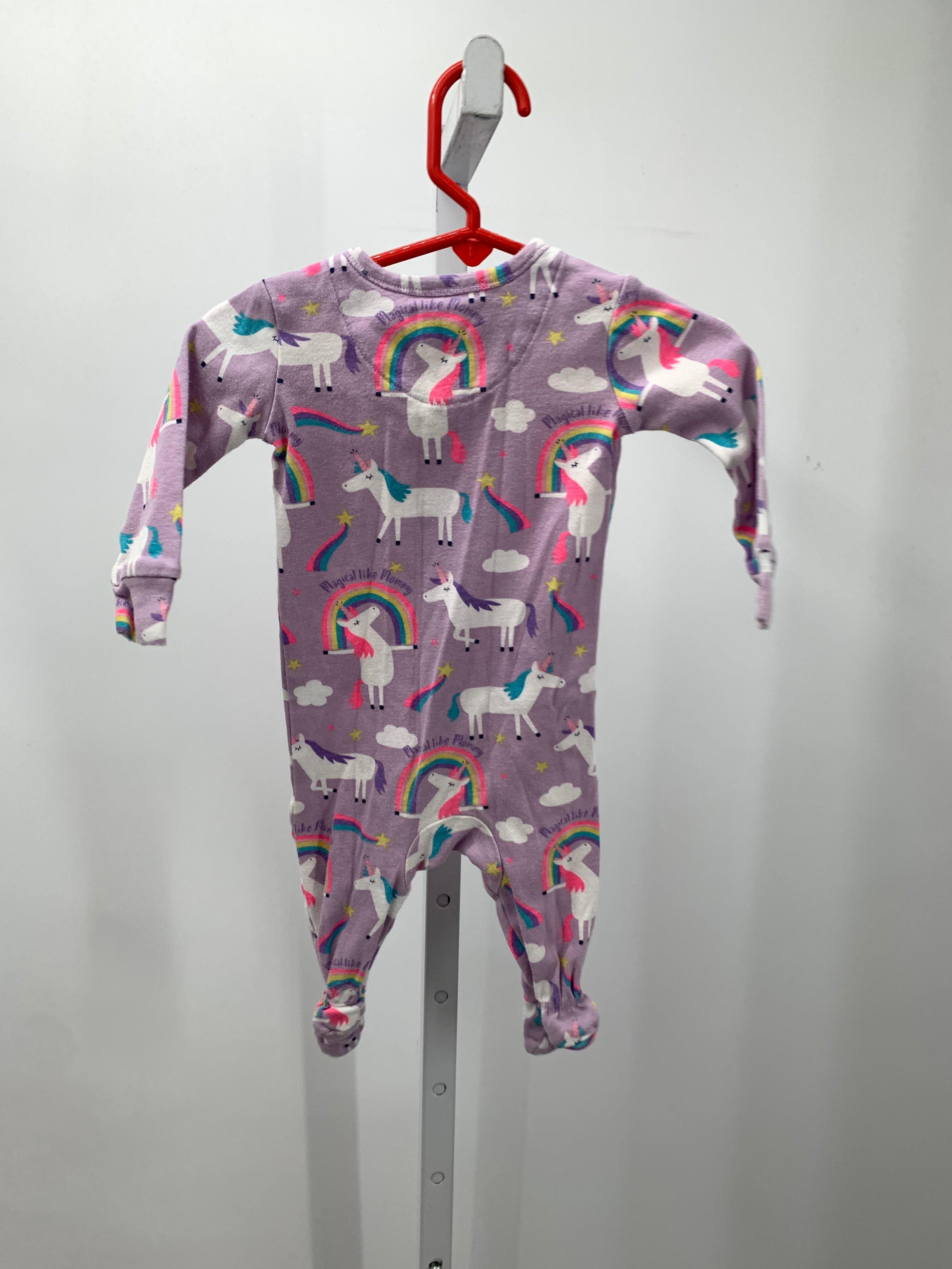 Children's Place Size 0-3 months Girls Long Slv. Romper