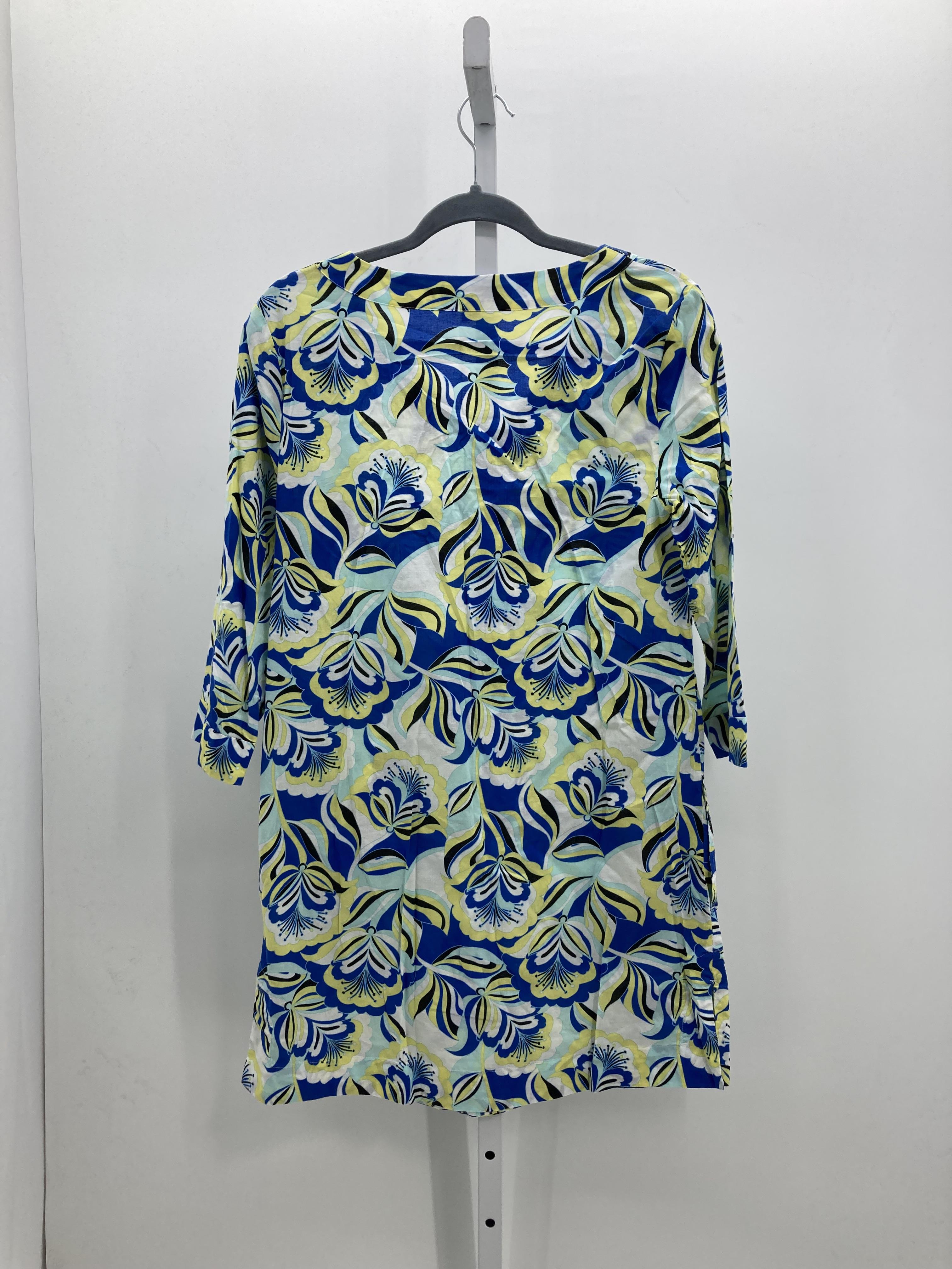 Lands End Size X Small Misses 3/4 Sleeve Dress