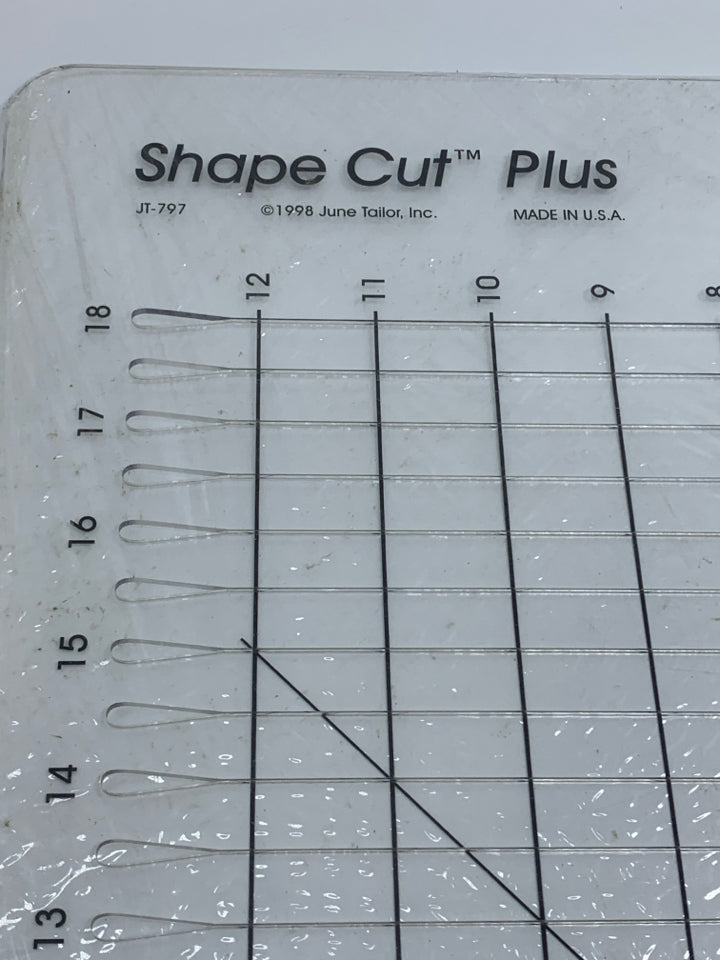 NIP SHAPE CUT SLOTTED RULER.